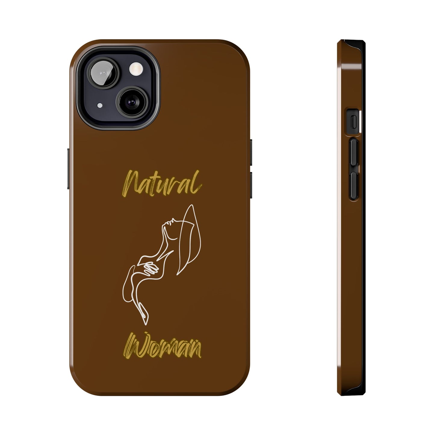 Natural Woman Free (WL)Tough Phone Cases BROWN