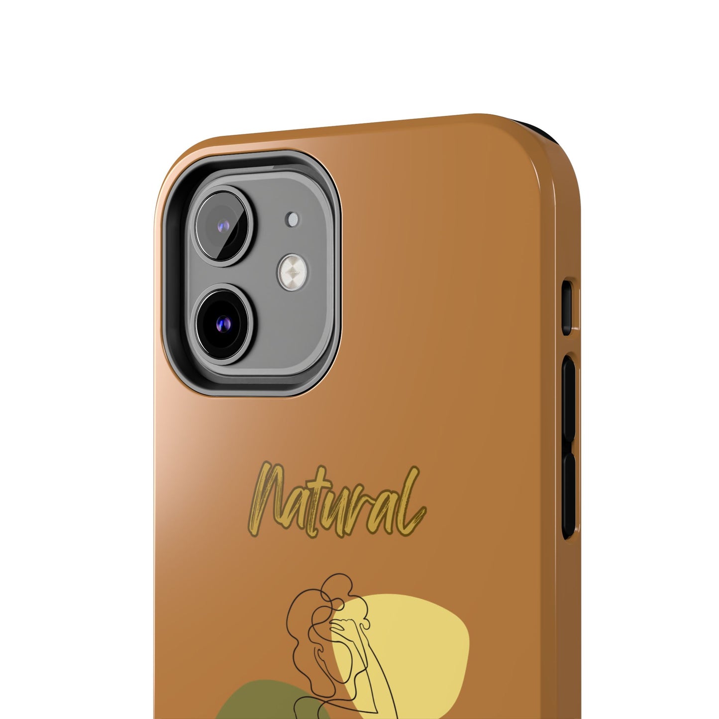 Natural Woman Colorful Pose (BL)Tough Phone Cases LIGHT BROWN