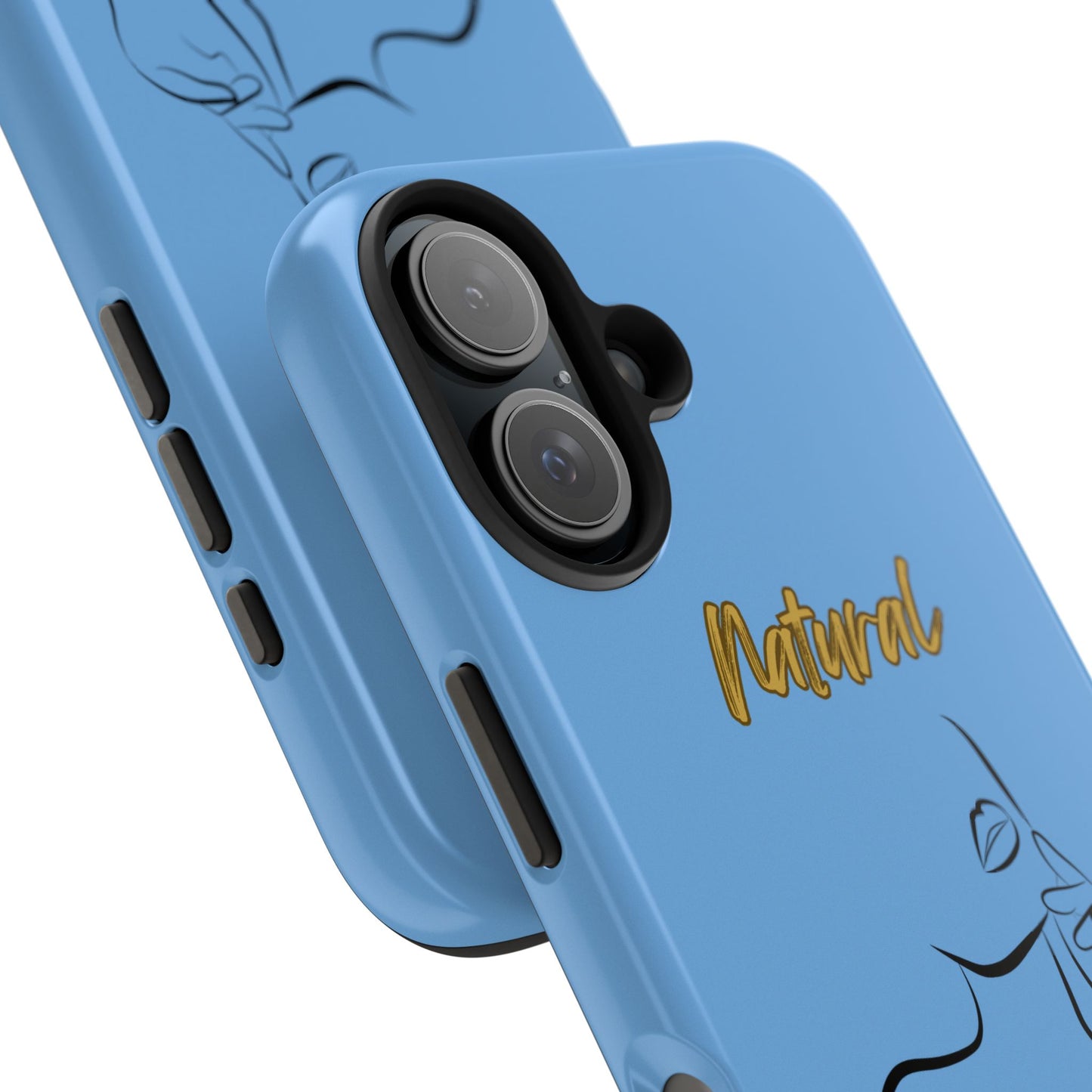 Natural Woman Chin Up (BL)Tough Phone Cases LIGHT BLUE