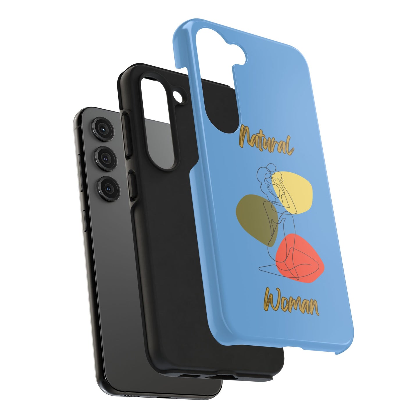 Natural Woman Colorful Pose (BL)Tough Phone Cases LIGHT BLUE