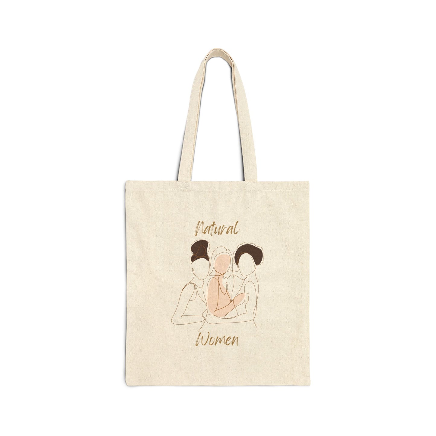 Natural Women Friends (WL) Canvas Tote Bag