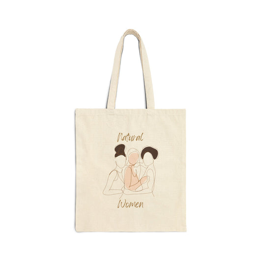 Natural Women Friends (WL) Canvas Tote Bag