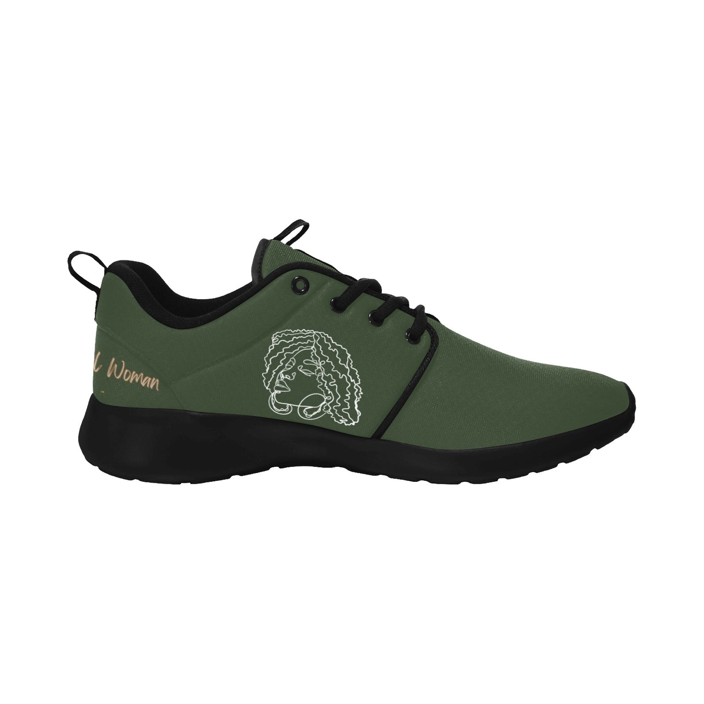 Natural Woman NATURALLY ME (BL) DARK GREEN w/ Black Sole Sneakers