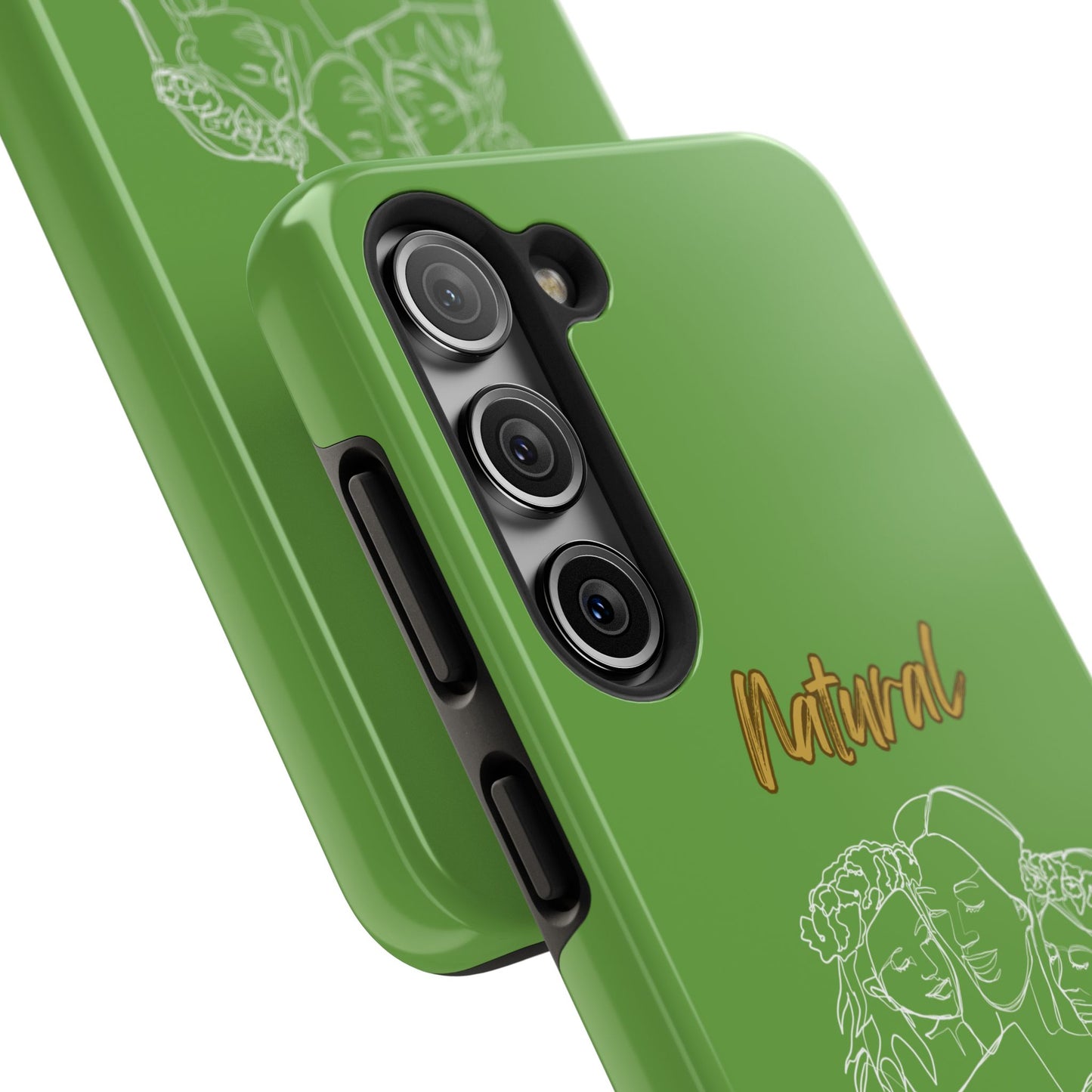 Natural Woman Me & My Girls (WL)Tough Phone Cases GREEN