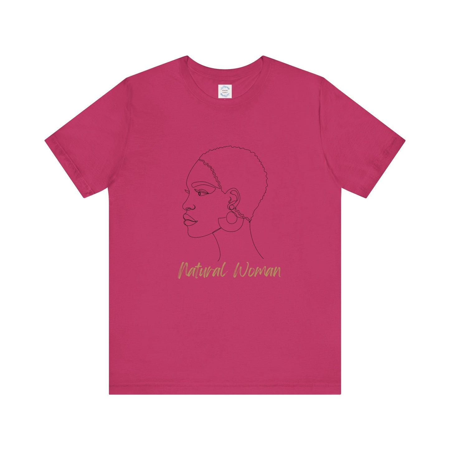 NATURAL WOMAN Finger Waves (BL) Short Sleeve T-Shirt