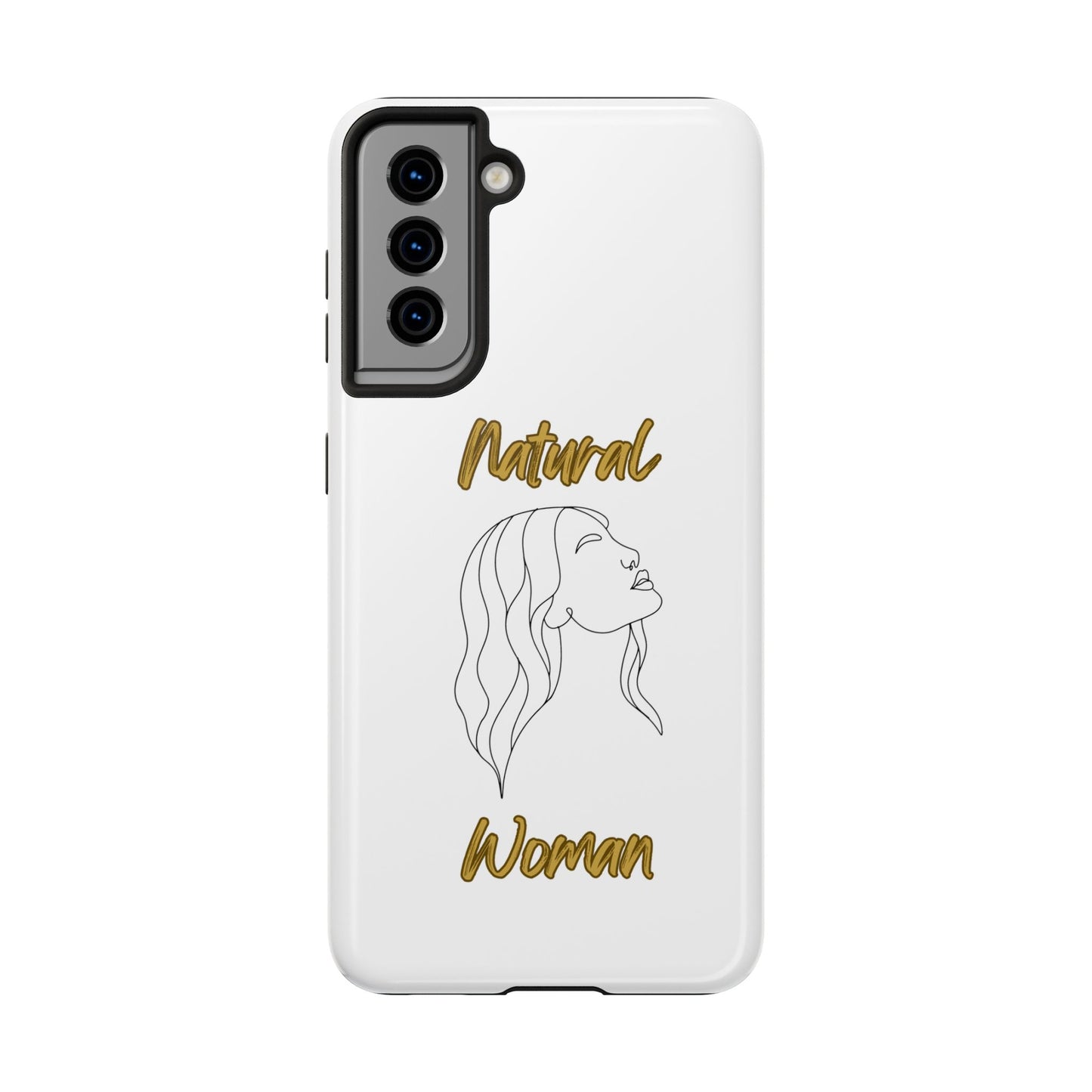 Natural Woman Breeze On Face (BL)Tough Phone Cases WHITE