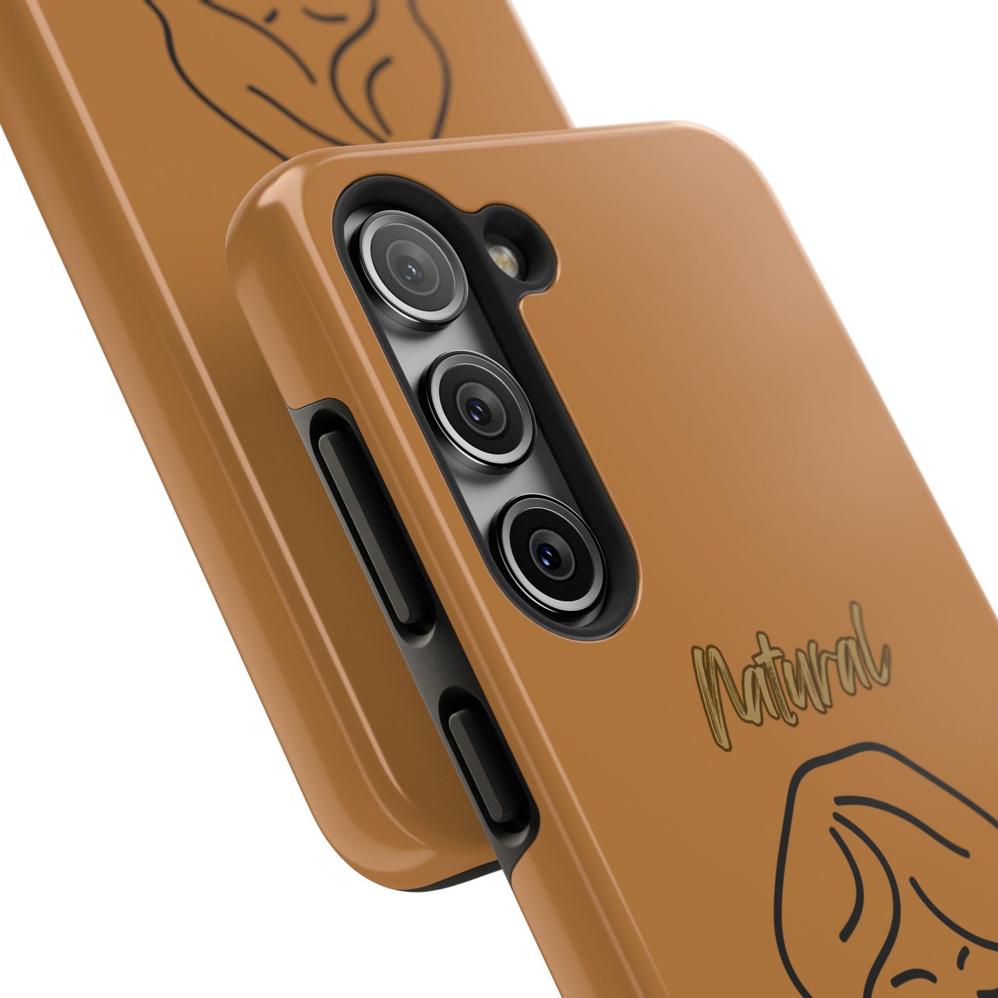Natural Woman Modest (BL)Tough Phone Cases LIGHT BROWN