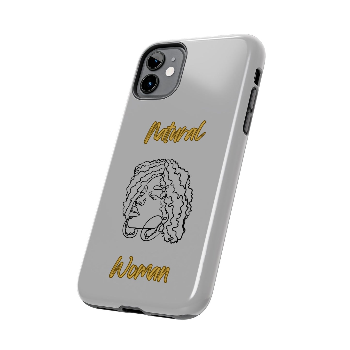 Natural Woman Naturally Me (BL)Tough Phone Cases LIGHT GREY