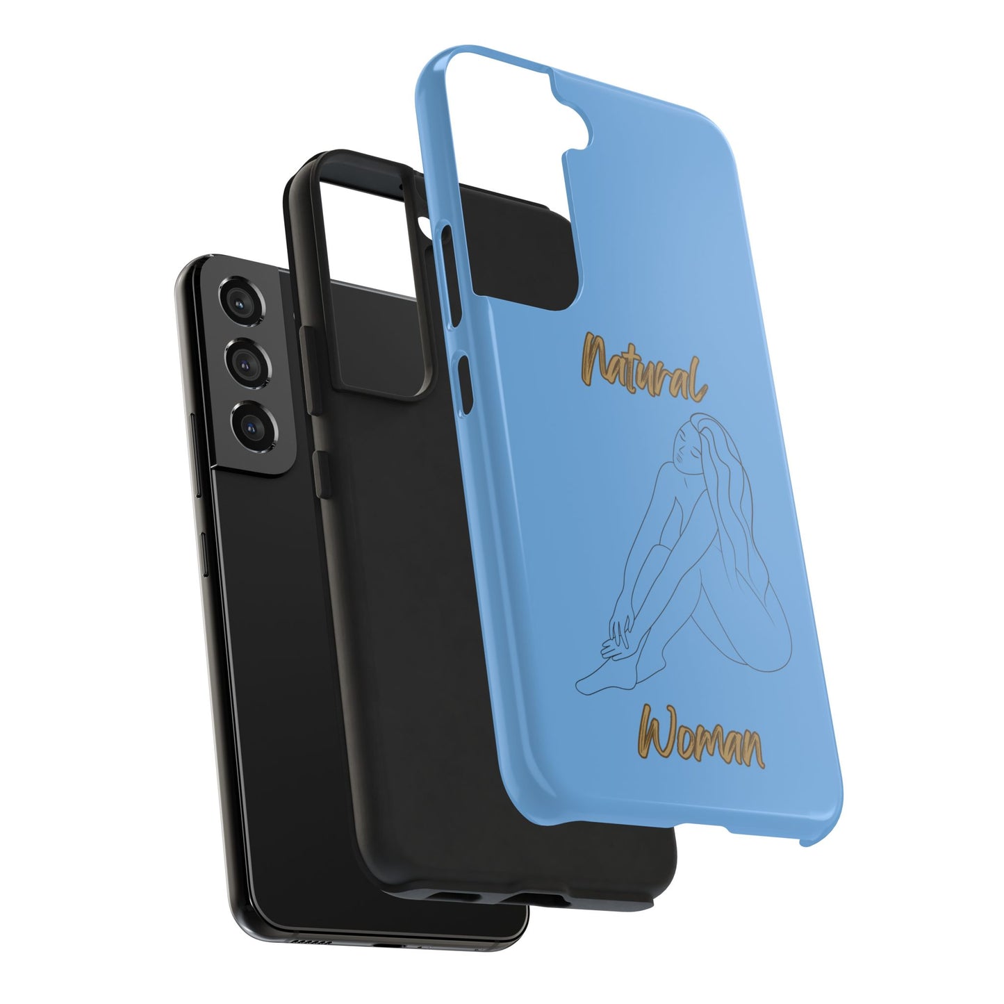 Natural Woman Beauty (BL) Tough Phone Cases LIGHT BLUE