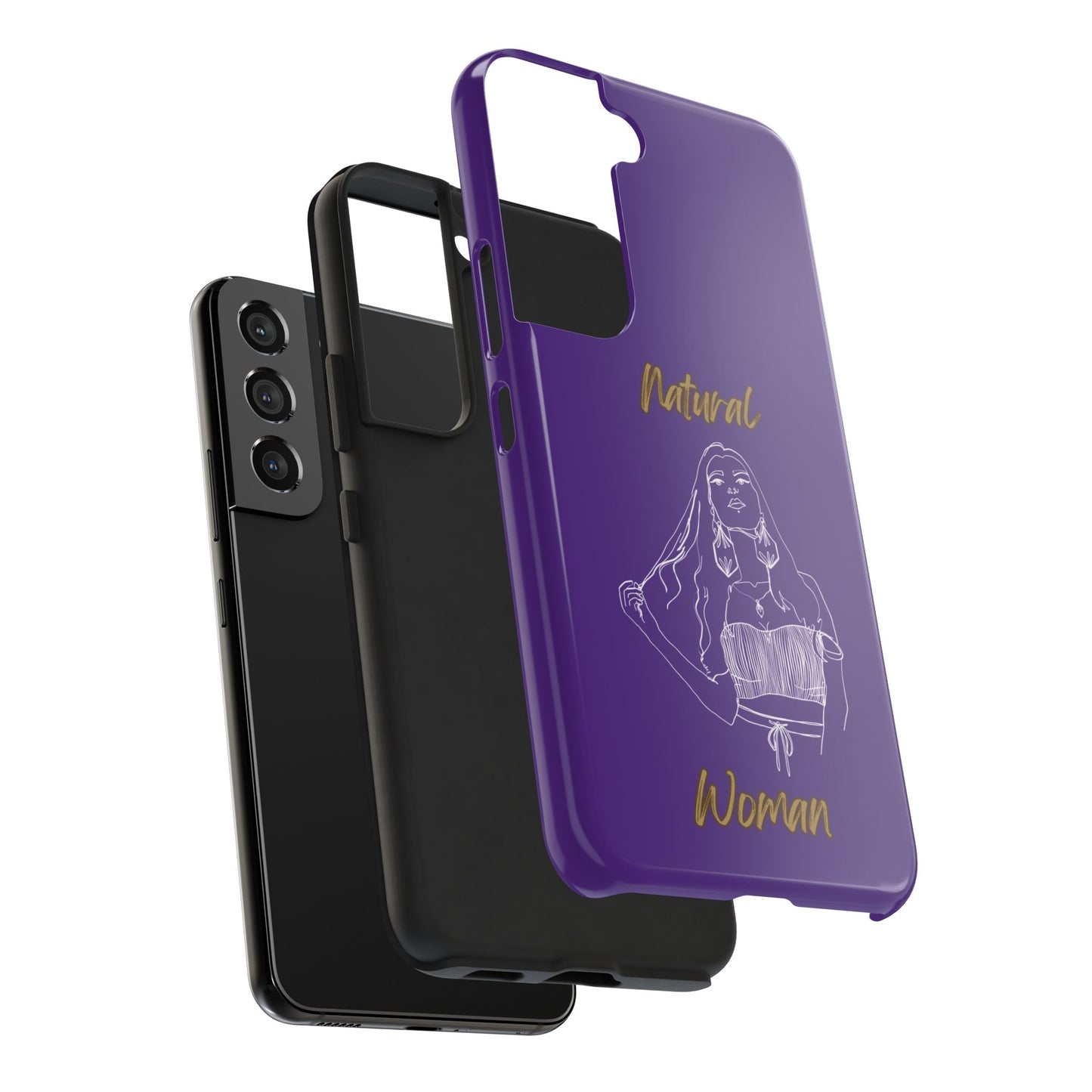 Natural Woman Thinking (WL)Tough Phone Cases PURPLE