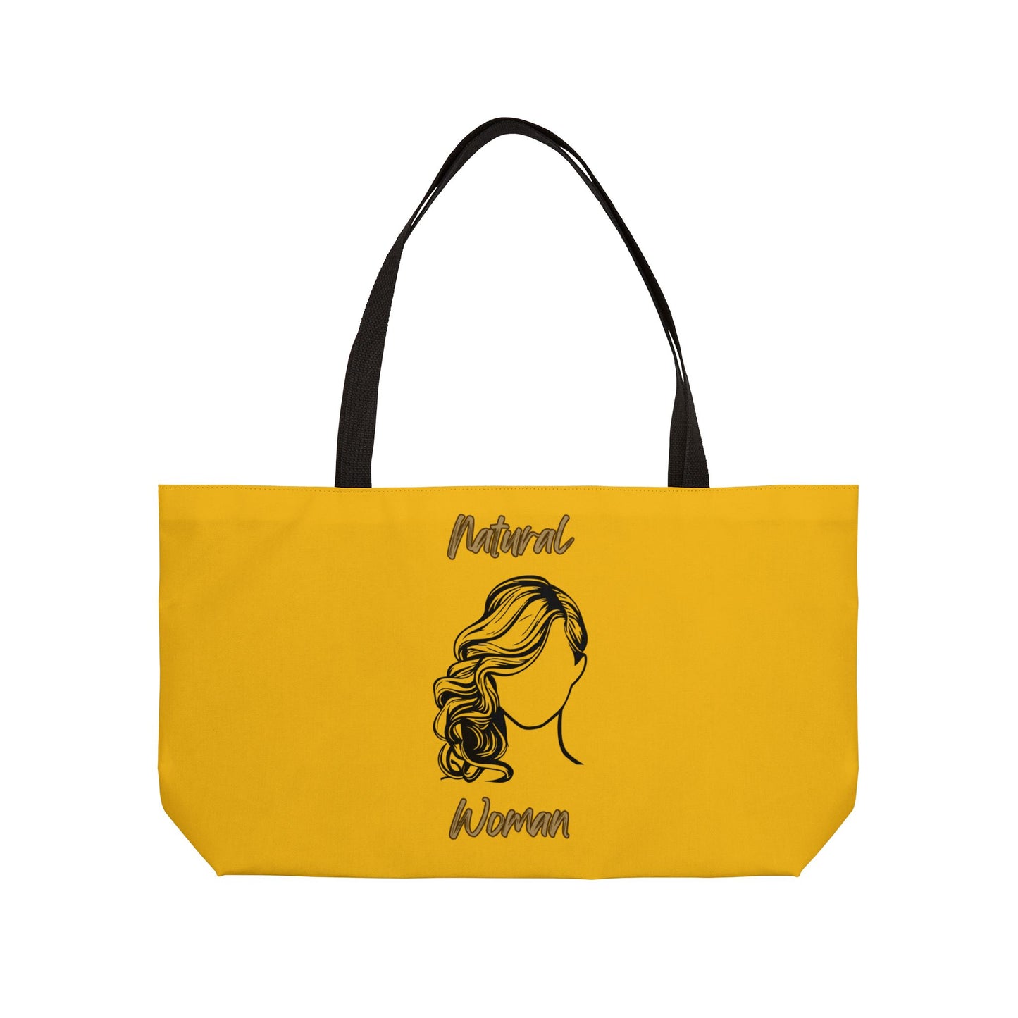 Natural Woman Long Curl (BL) Weekender Tote Bag YELLOW