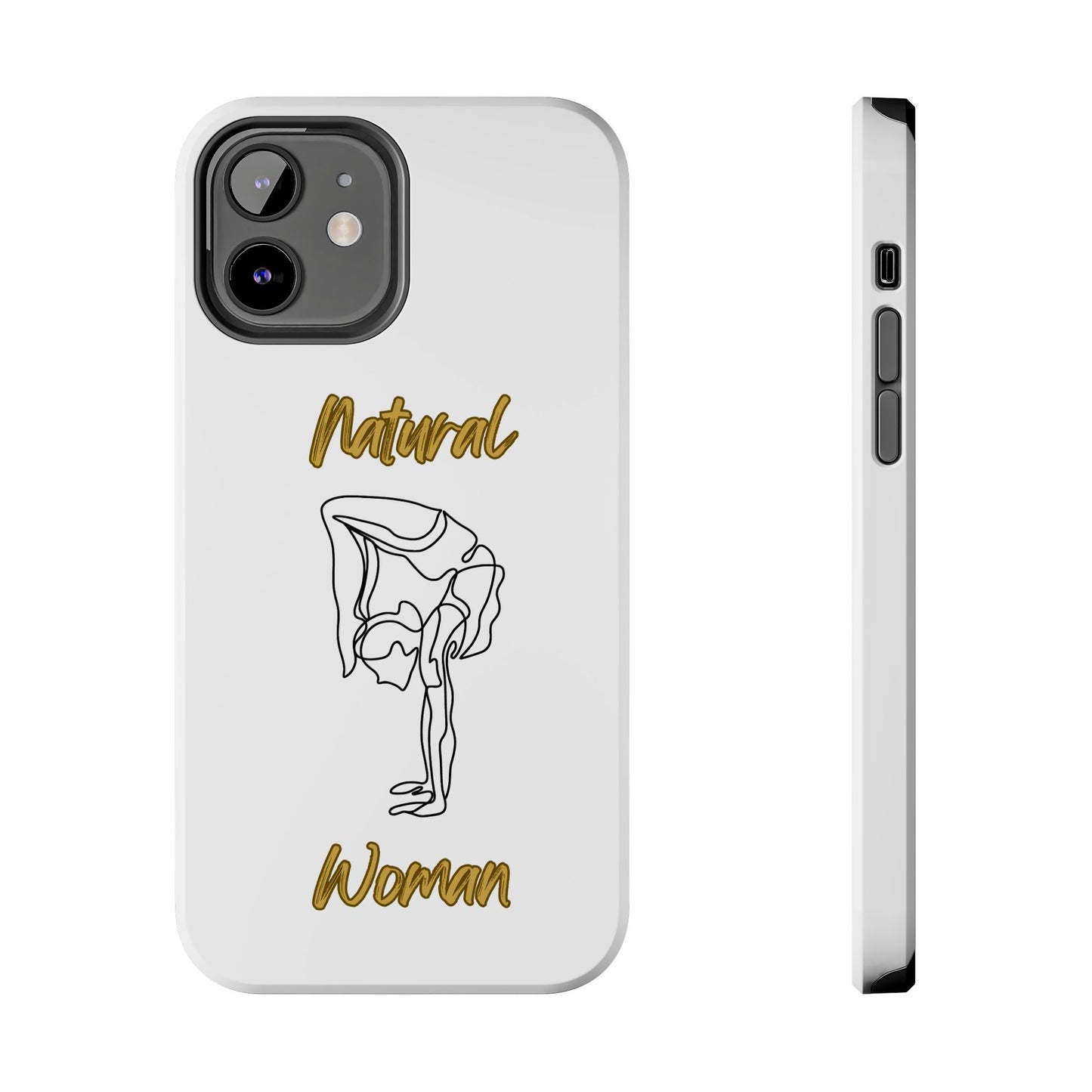 Natural Woman Flexible (BL)Tough Phone Cases WHITE