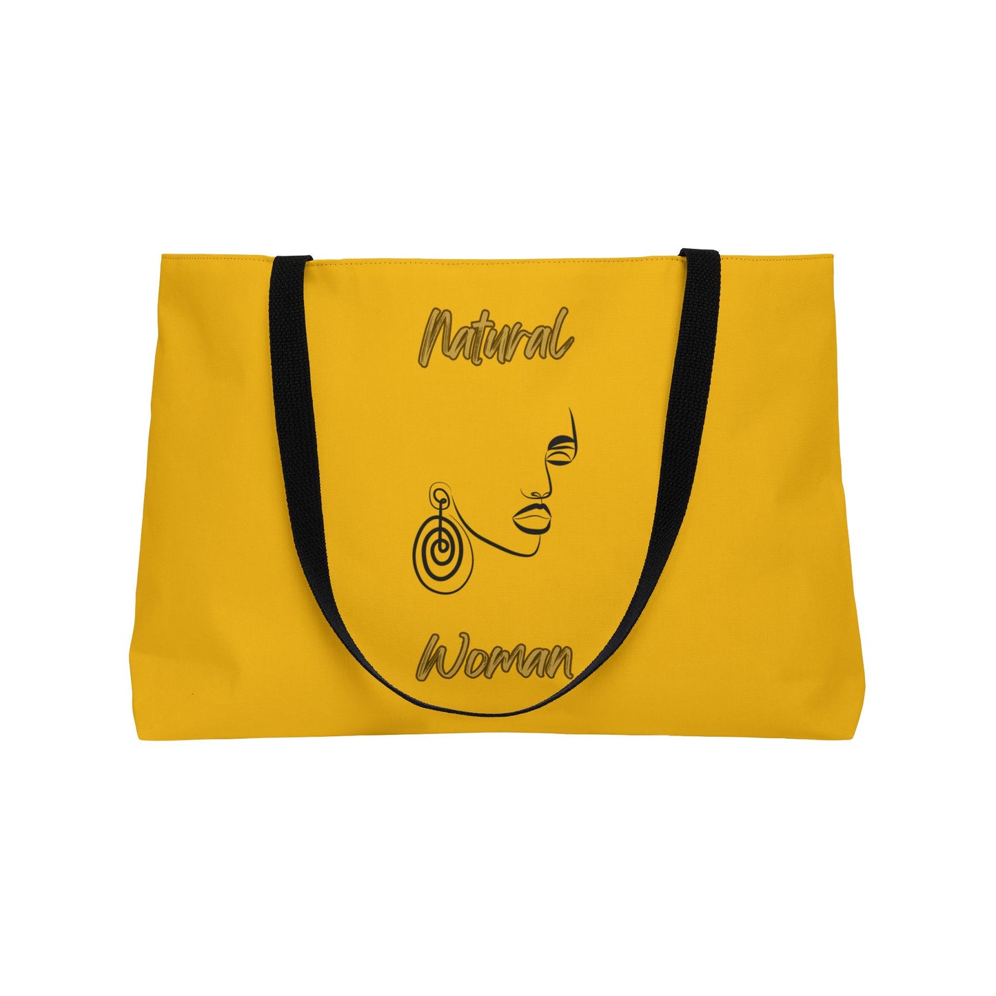 Natural Woman Music In My Soul (BL) Weekender Tote Bag YELLOW