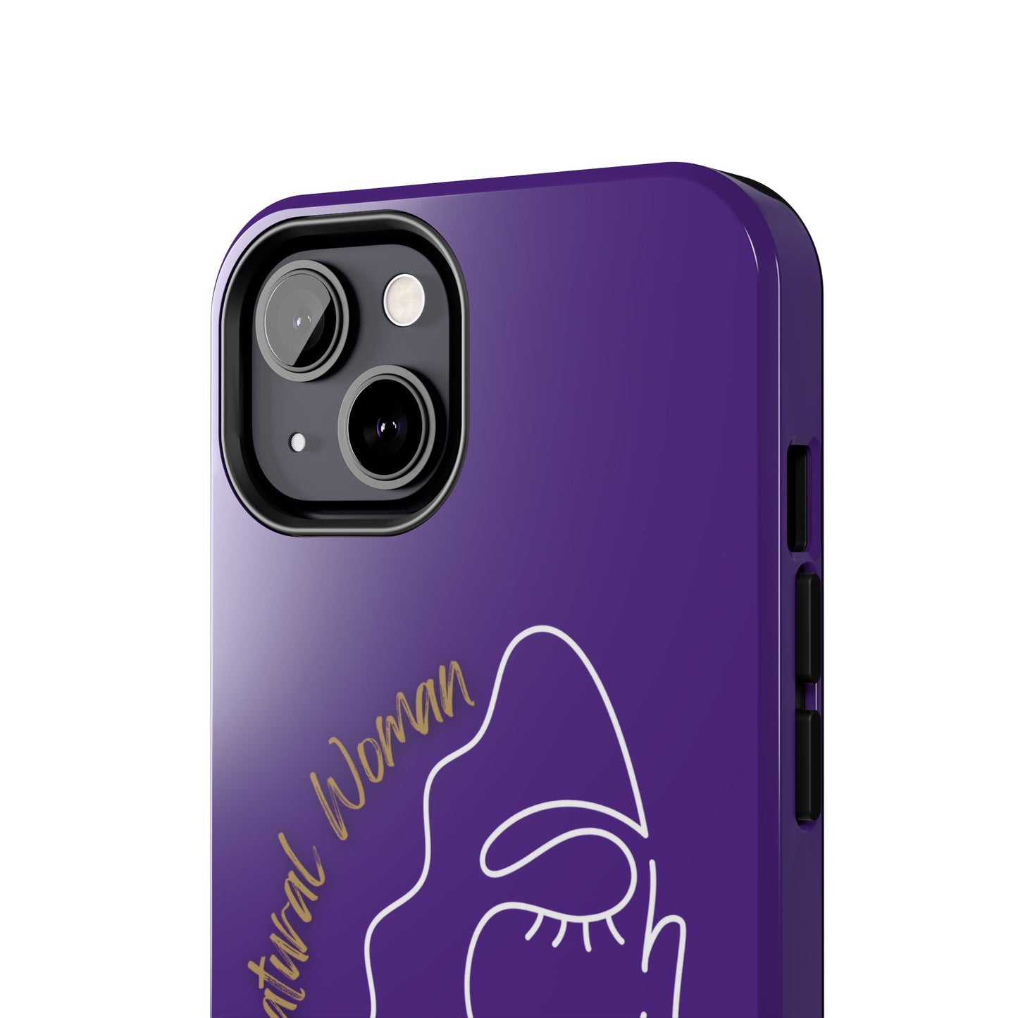 Natural Woman Half Face (WL)Tough Phone Case PURPLE