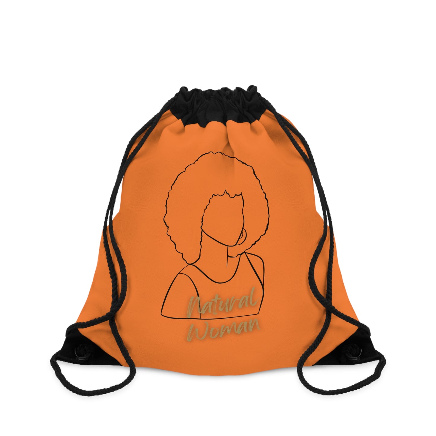 Natural Woman Afro (BL) Drawstring Bag CRUSTA