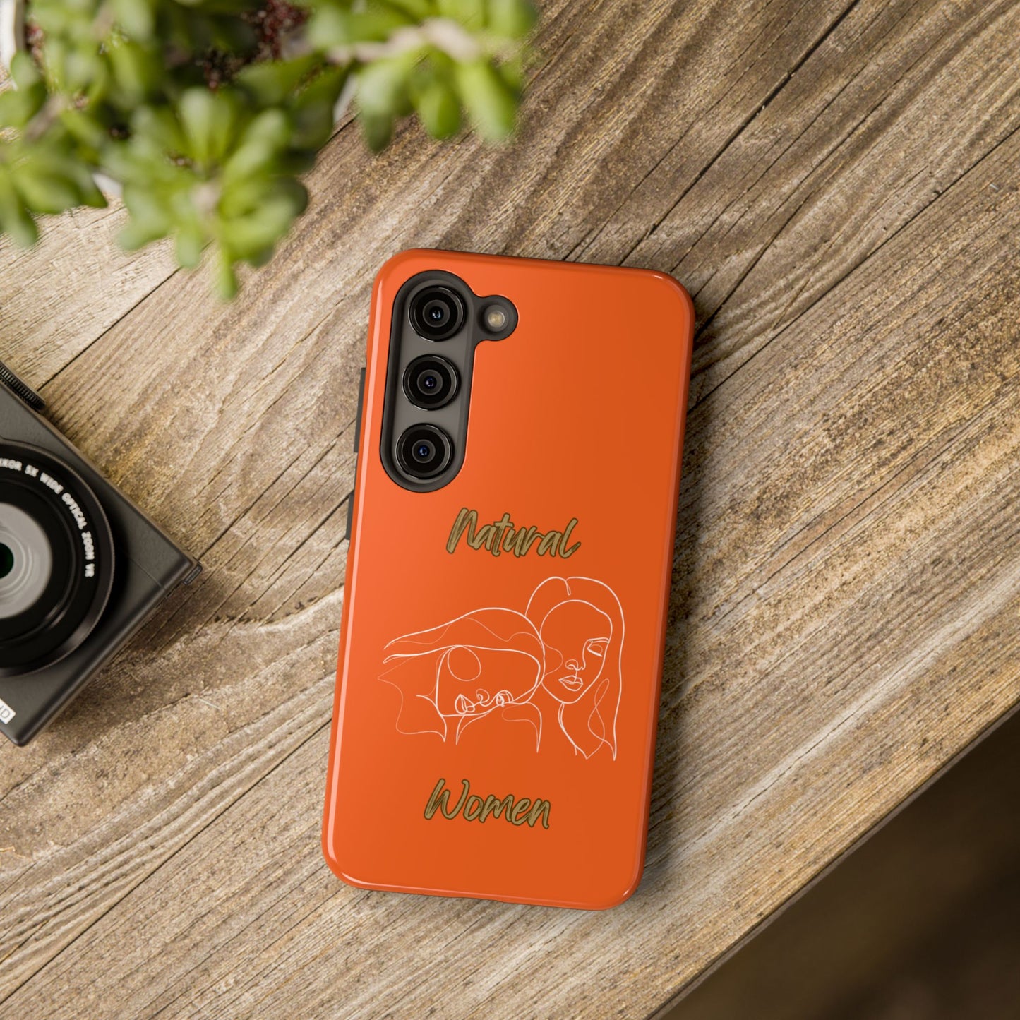 Natural Woman Sisters (WL)Tough Phone Cases ORANGE