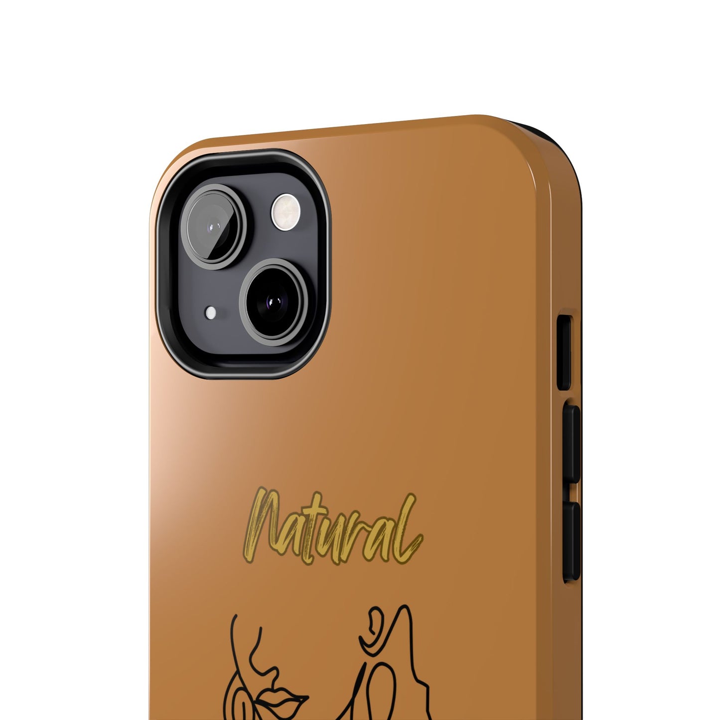 Natural Woman Lips (BL)Tough Phone Cases LIGHT BROWN