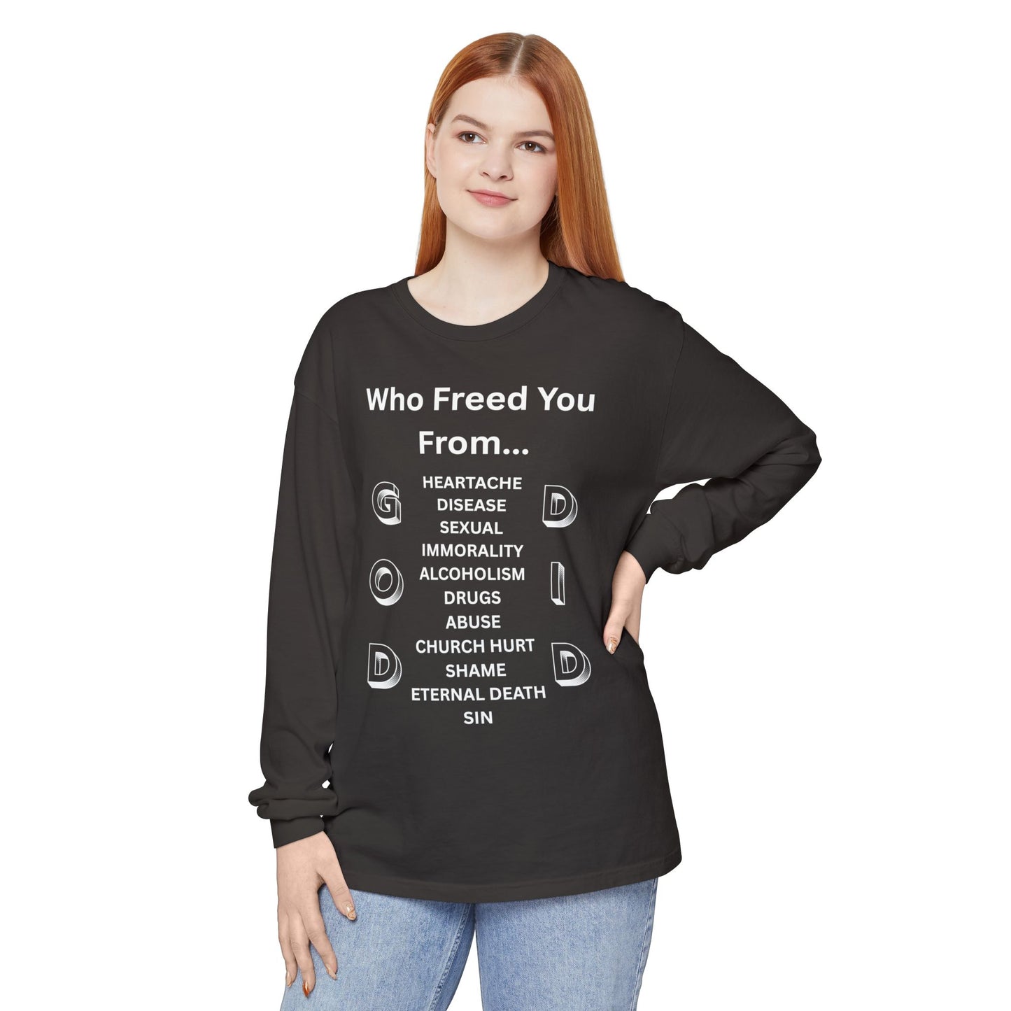 "GOD DID" (WL) Long Sleeve T-Shirt