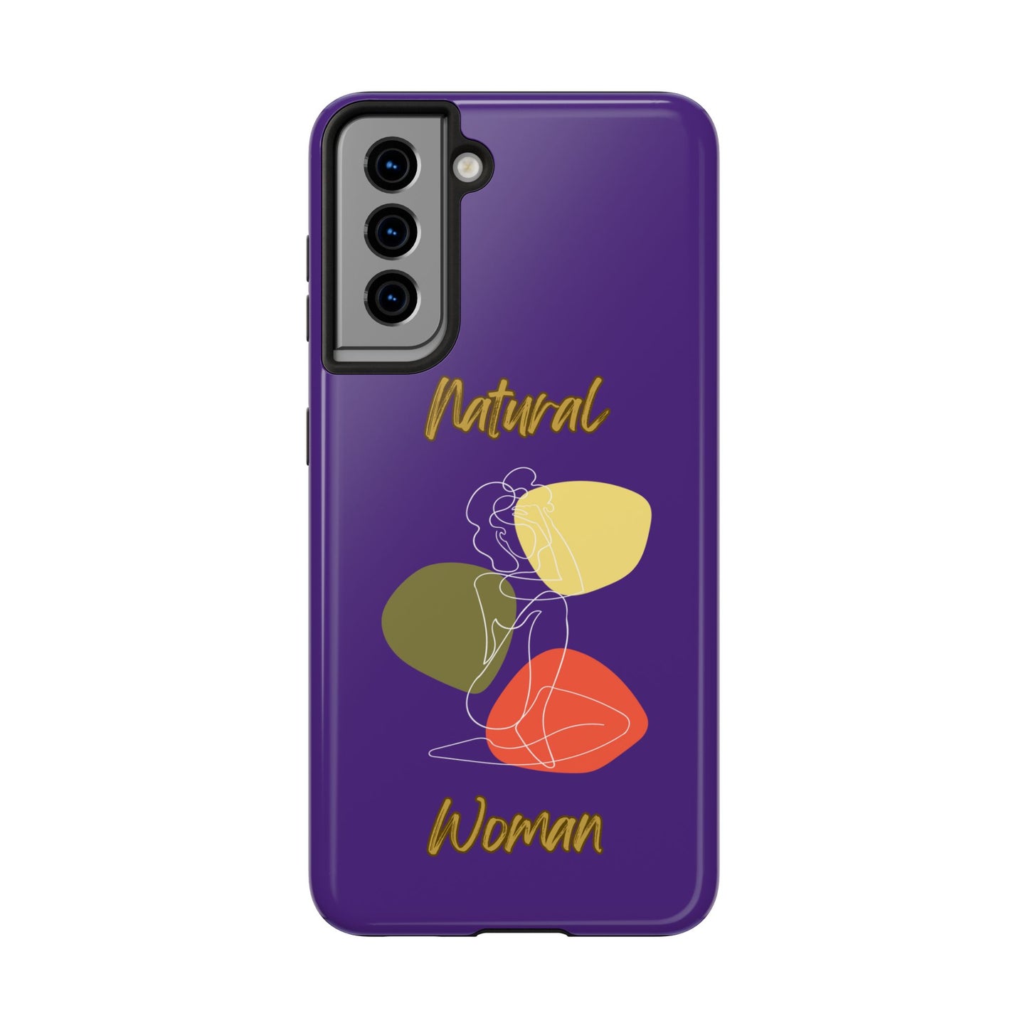 Natural Woman Colorful Pose (WL)Tough Phone Cases PURPLE