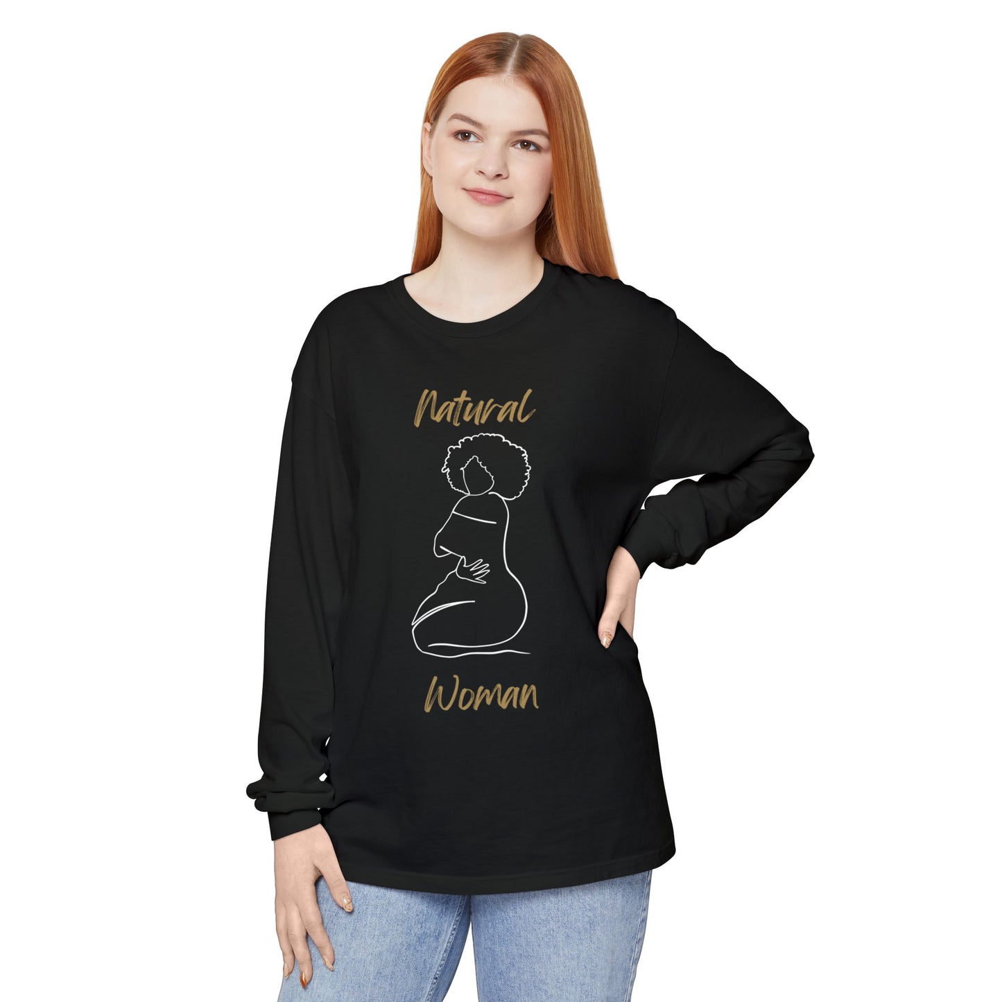 Natural Woman Hug (WL) Long Sleeve T-Shirt