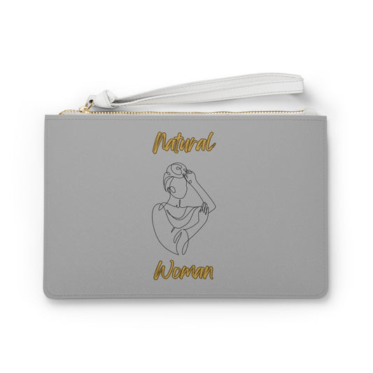 Natural Woman Style (BL) Clutch Bag LIGHT GREY