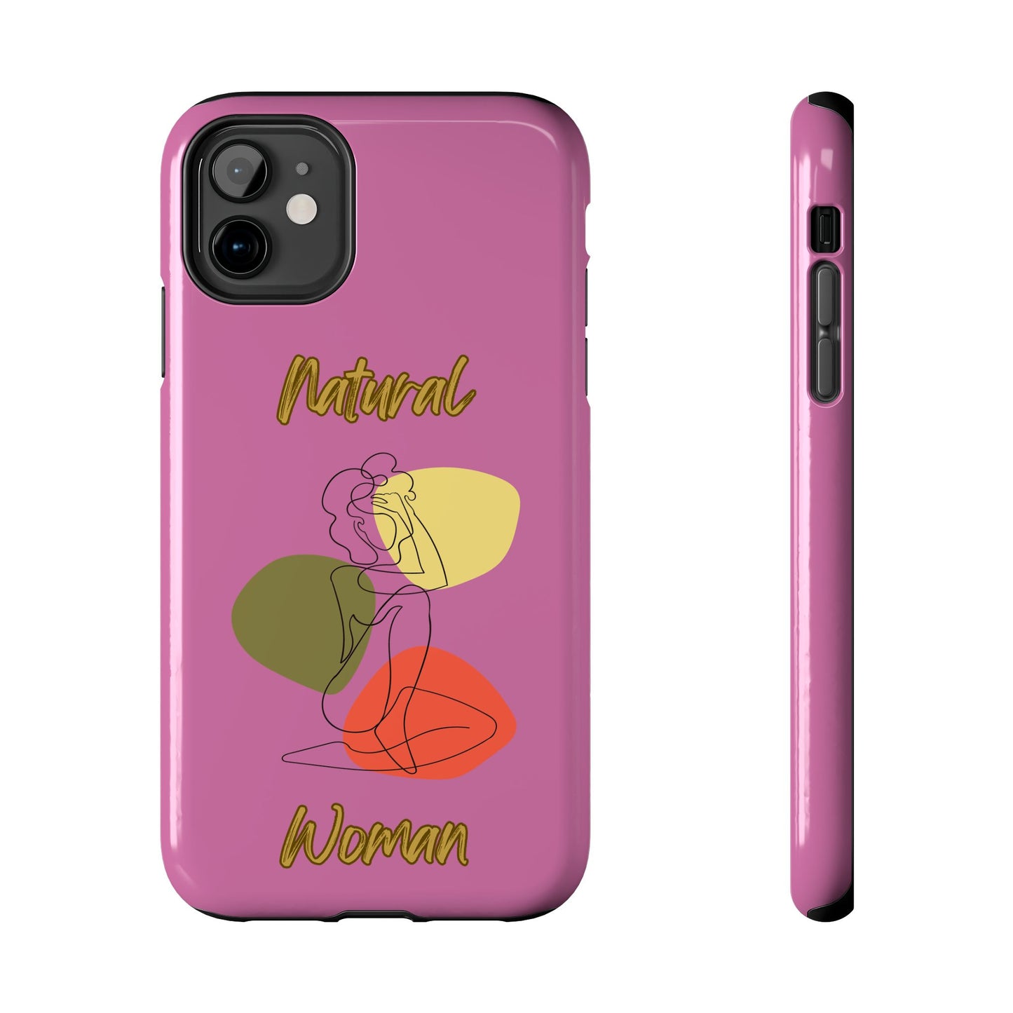 Natural Woman Colorful Pose (BL)Tough Phone Cases LIGHT PINK