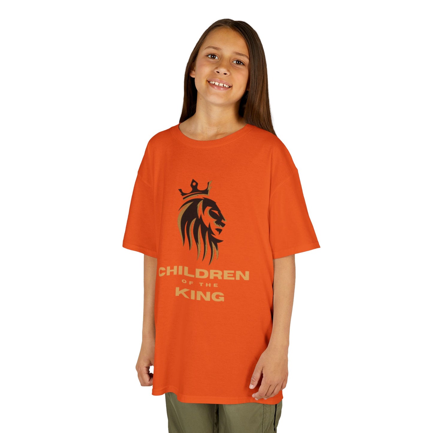 Children of the King Inspirational Kids Cotton T-Shirt (BL)