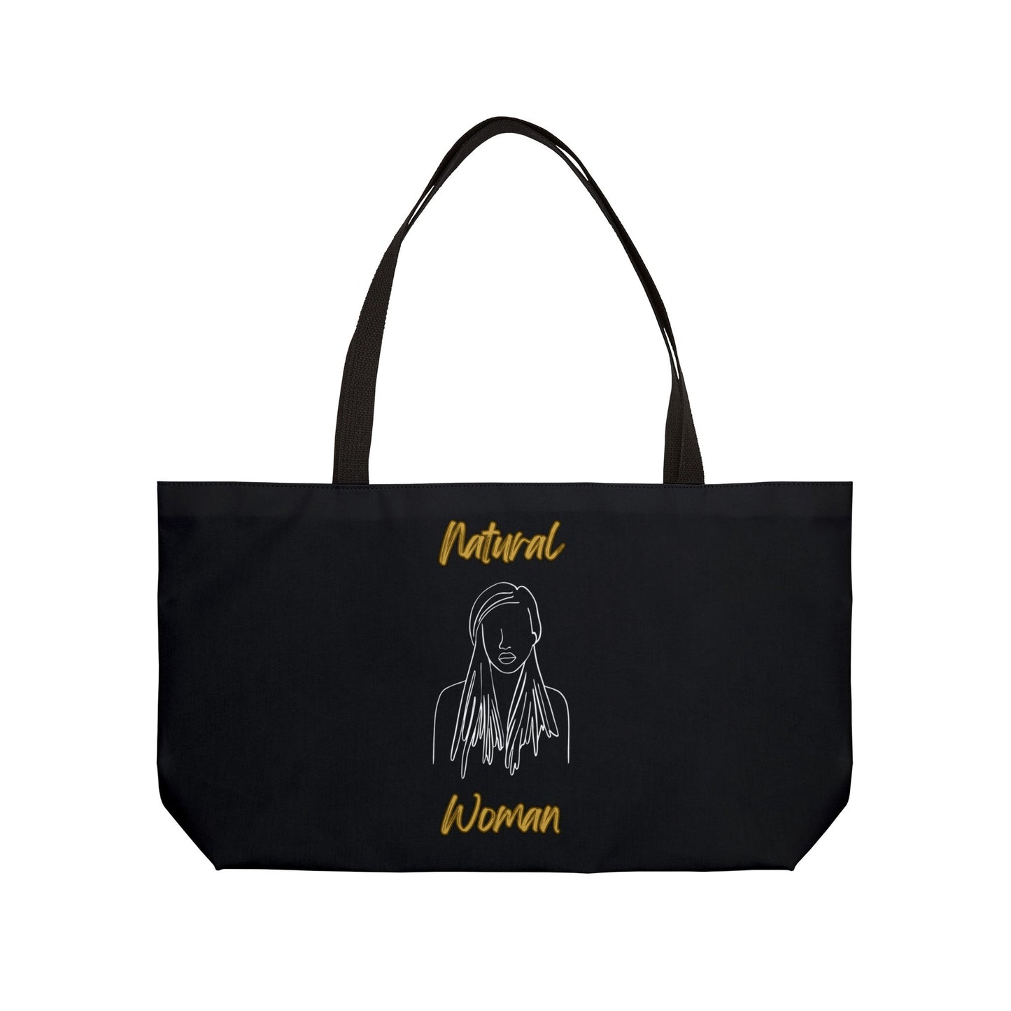 Natural Woman Content (WL) Weekender Tote Bag BLACK