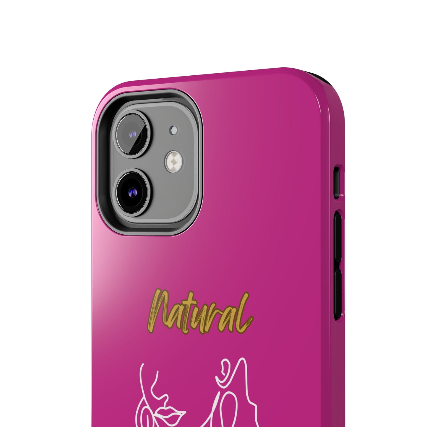 Natural Woman Lips (WL)Tough Phone Cases PINK