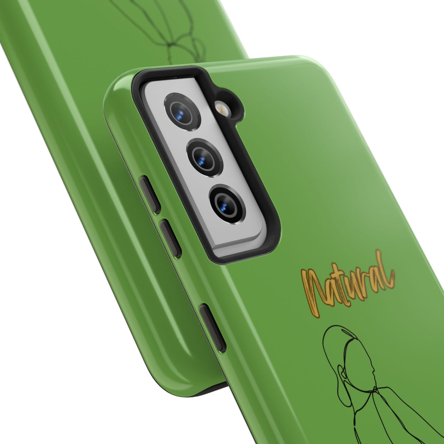 Natural Woman Hands Free (BL)Tough Phone Cases GREEN