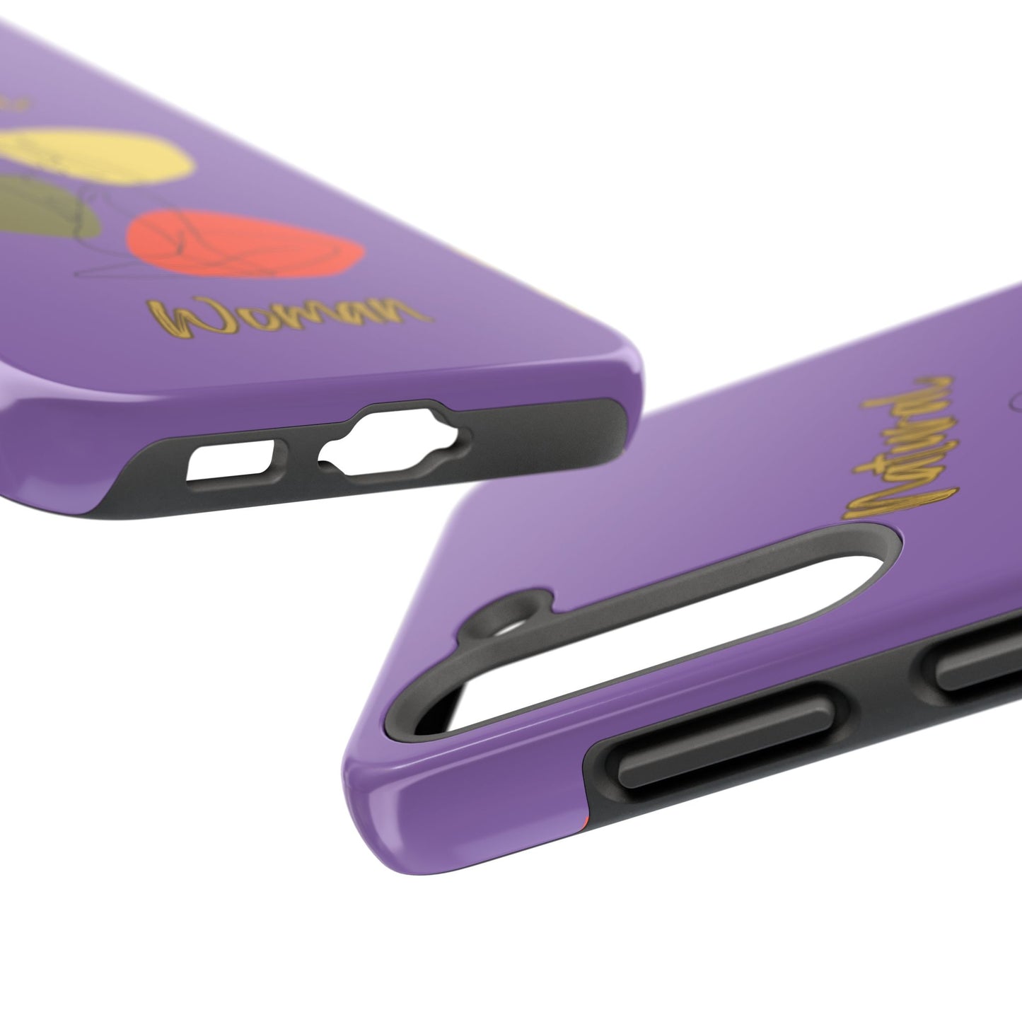 Natural Woman Colorful Pose (BL)Tough Phone Cases LIGHT PURPLE