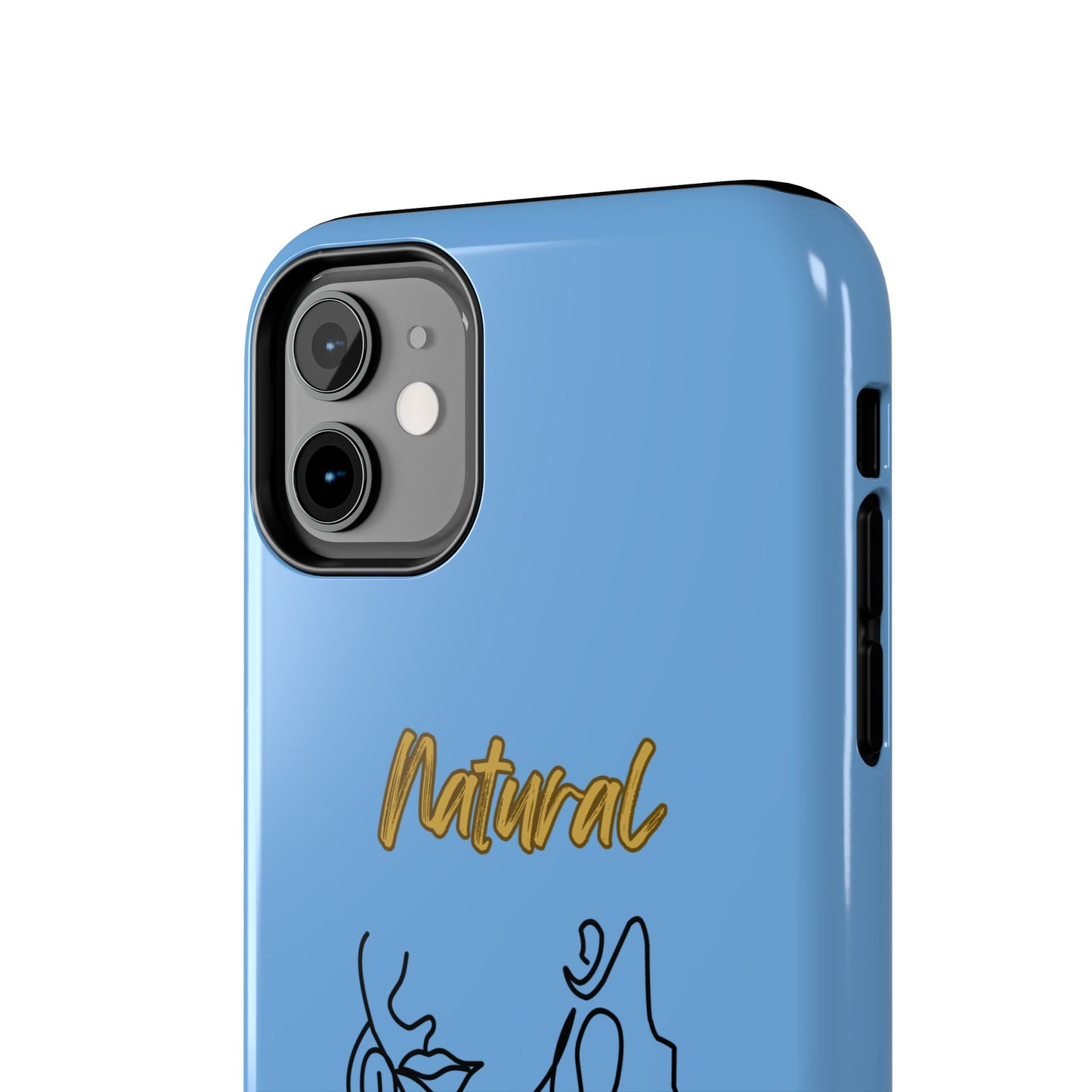 Natural Woman Lips (BL)Tough Phone Cases LIGHT BLUE