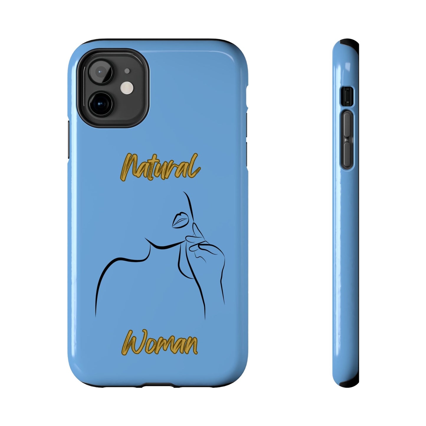 Natural Woman Chin Up (BL)Tough Phone Cases LIGHT BLUE