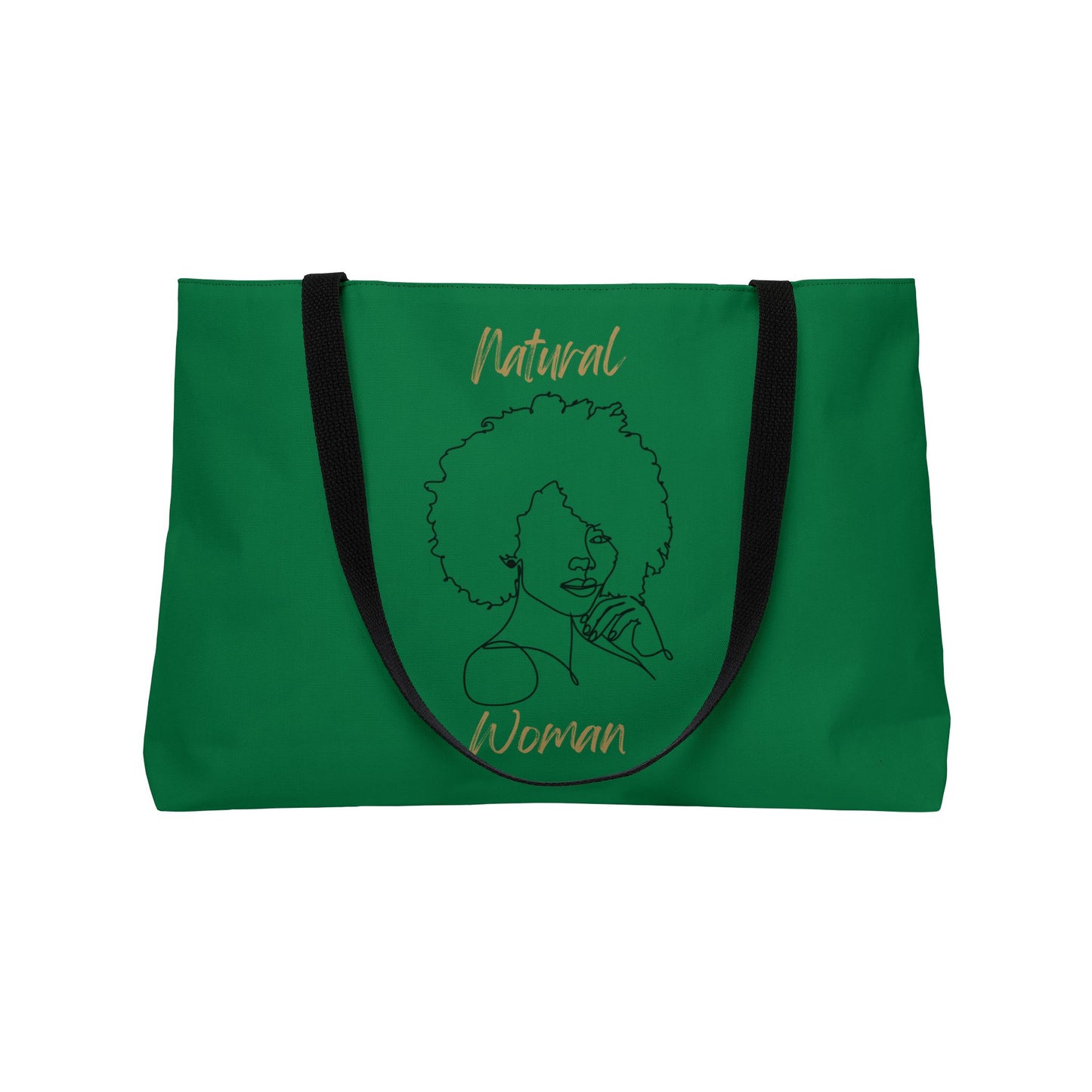 Natural Woman The Look (BL) Weekender Tote Bag DARK GREEN
