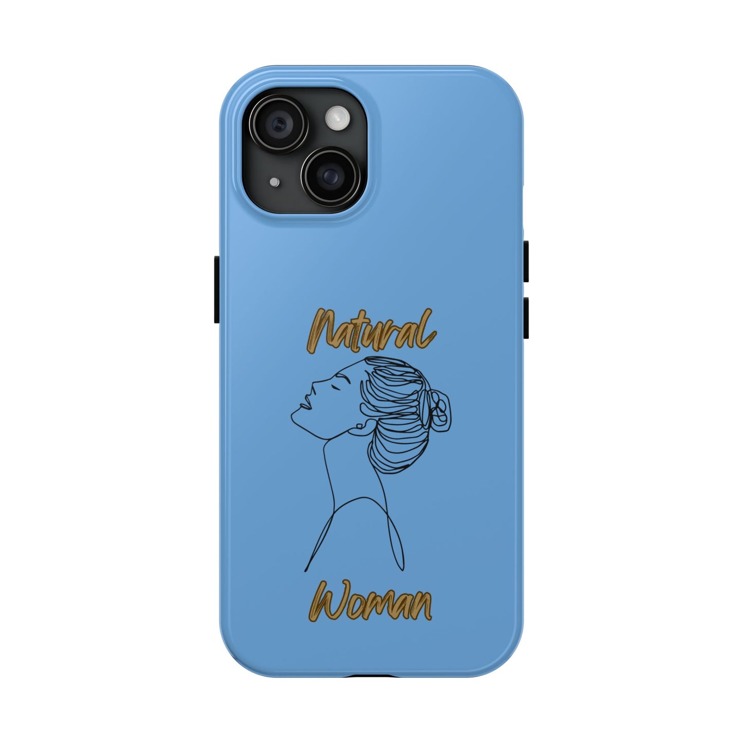 Natural Woman Wet Bun (BL) Tough Phone Cases LIGHT BLUE