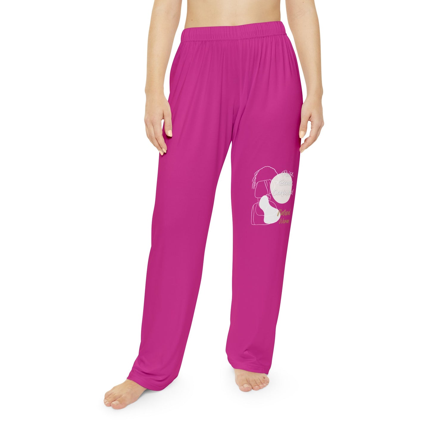 Natural Woman Puff (BL) Women's Pajama Pants PINK