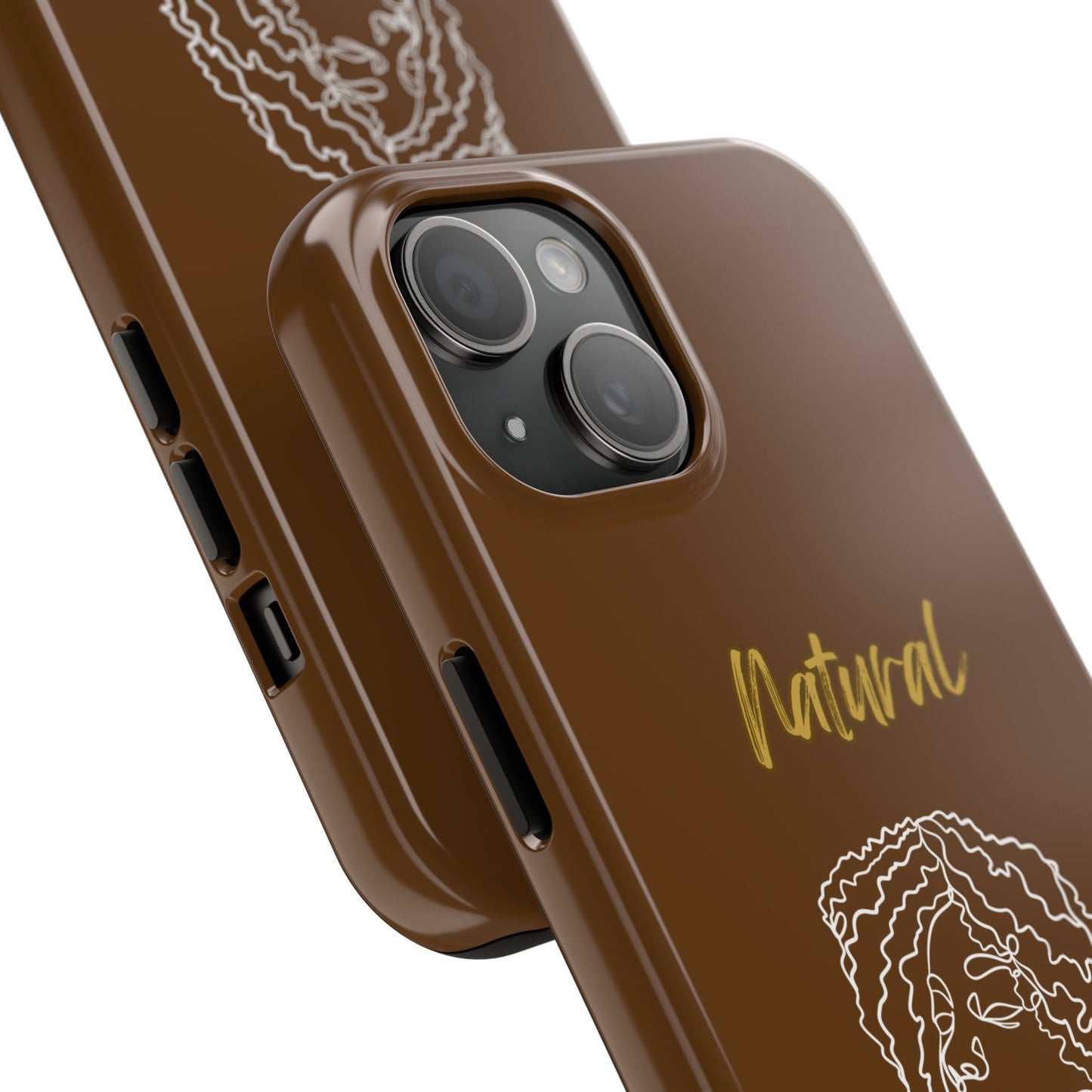 Natural Woman Naturally Me (WL)Tough Phone Cases BROWN