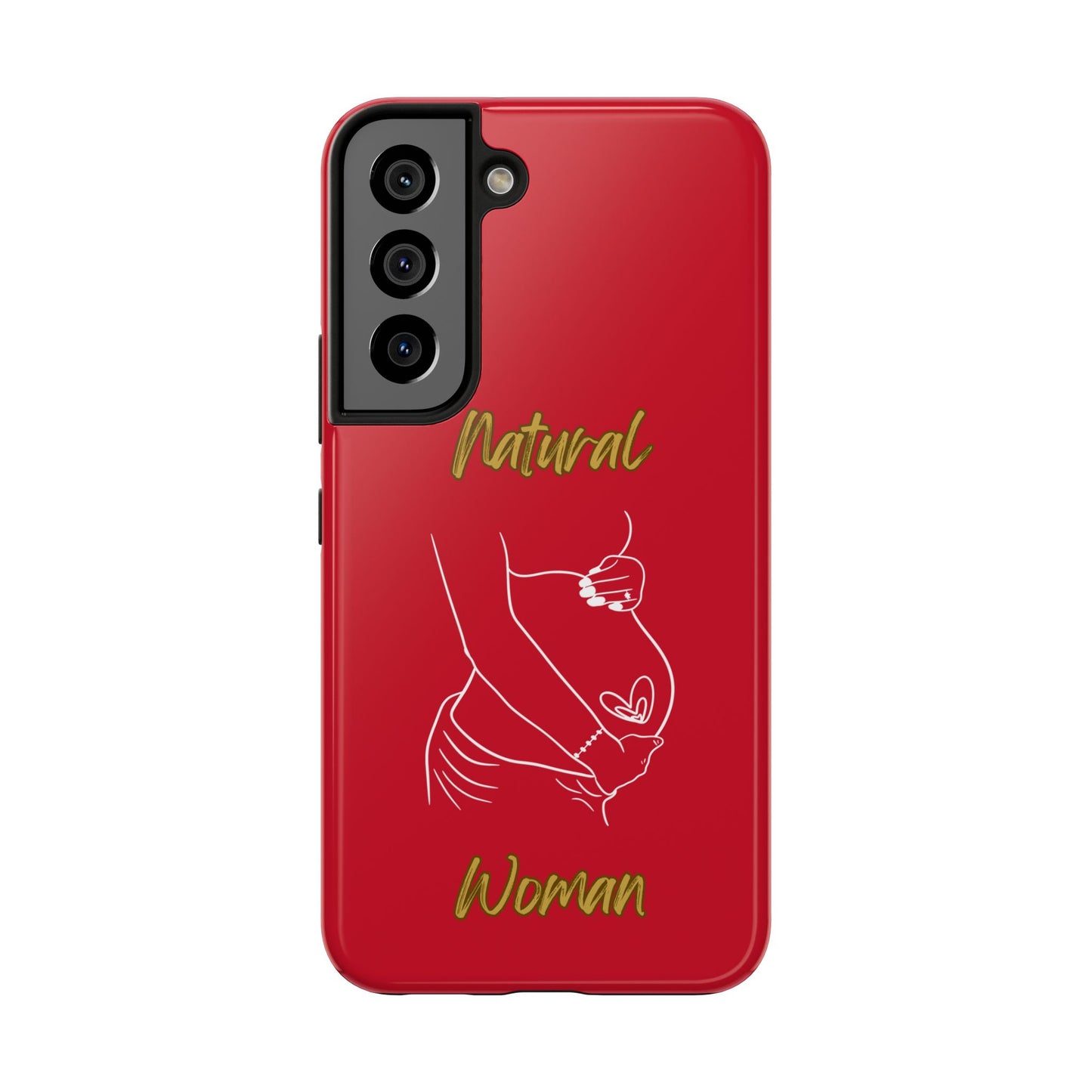 Natural Woman Loved In & Out (WL)Tough Phone Cases DARK RED