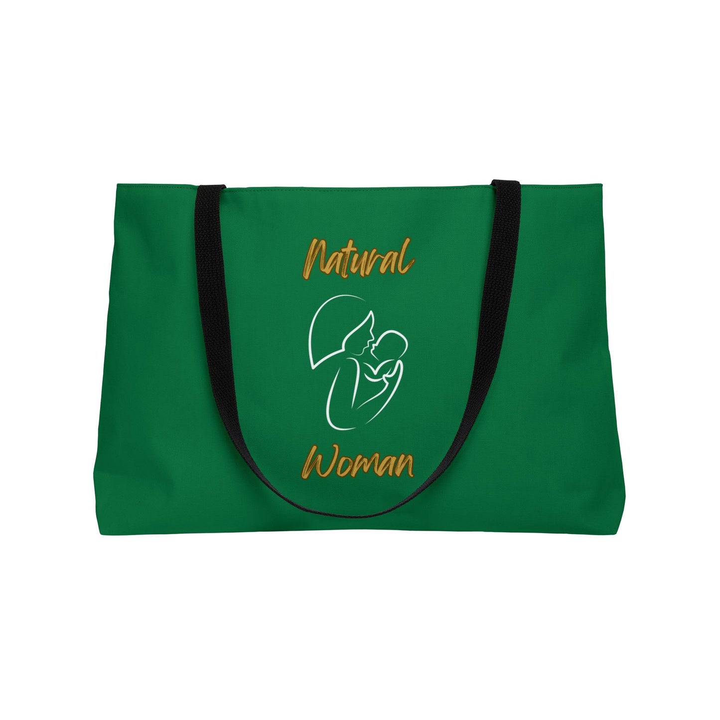 Natural Woman Long Awaited (WL) Weekender Tote Bag DARK GREEN