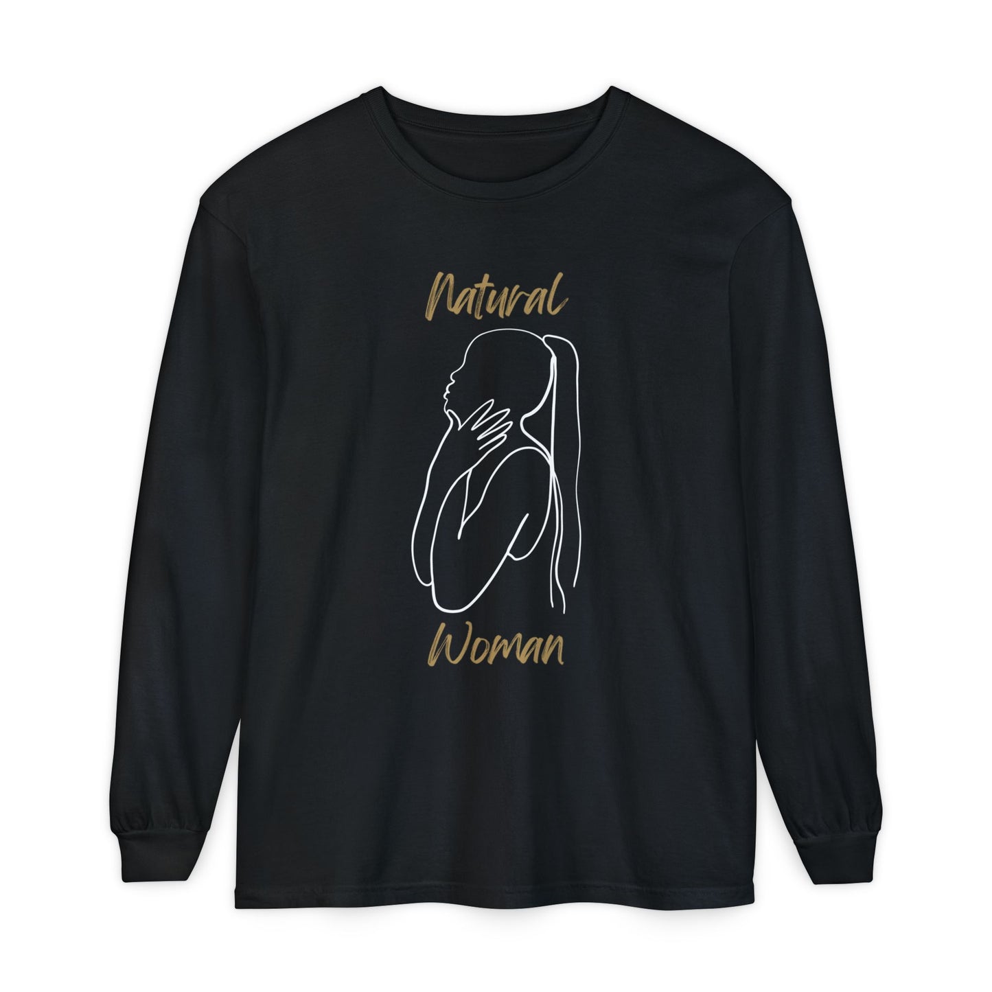 Natural Woman Ponytail (WL) Long Sleeve T-Shirt