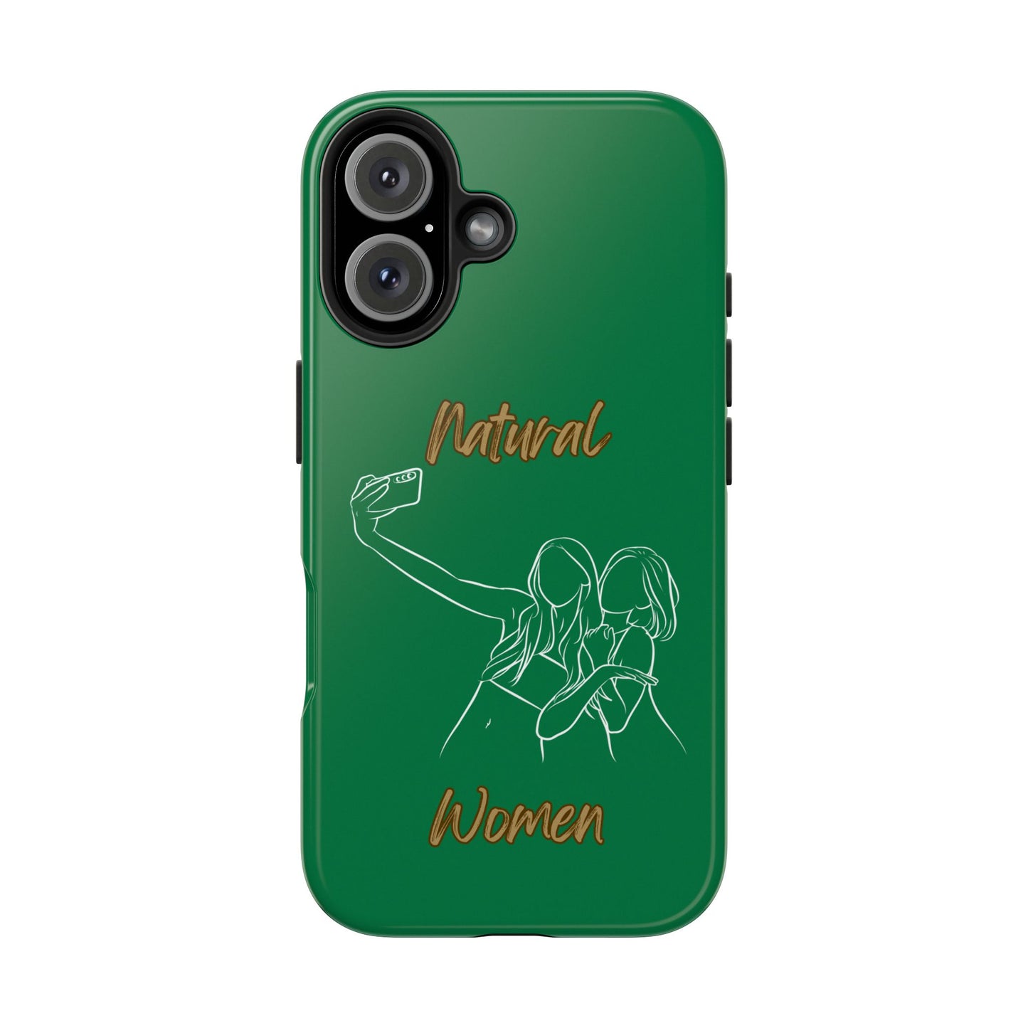 Natural Woman Friends Selfie (WL)Tough Phone Cases DARK GREEN