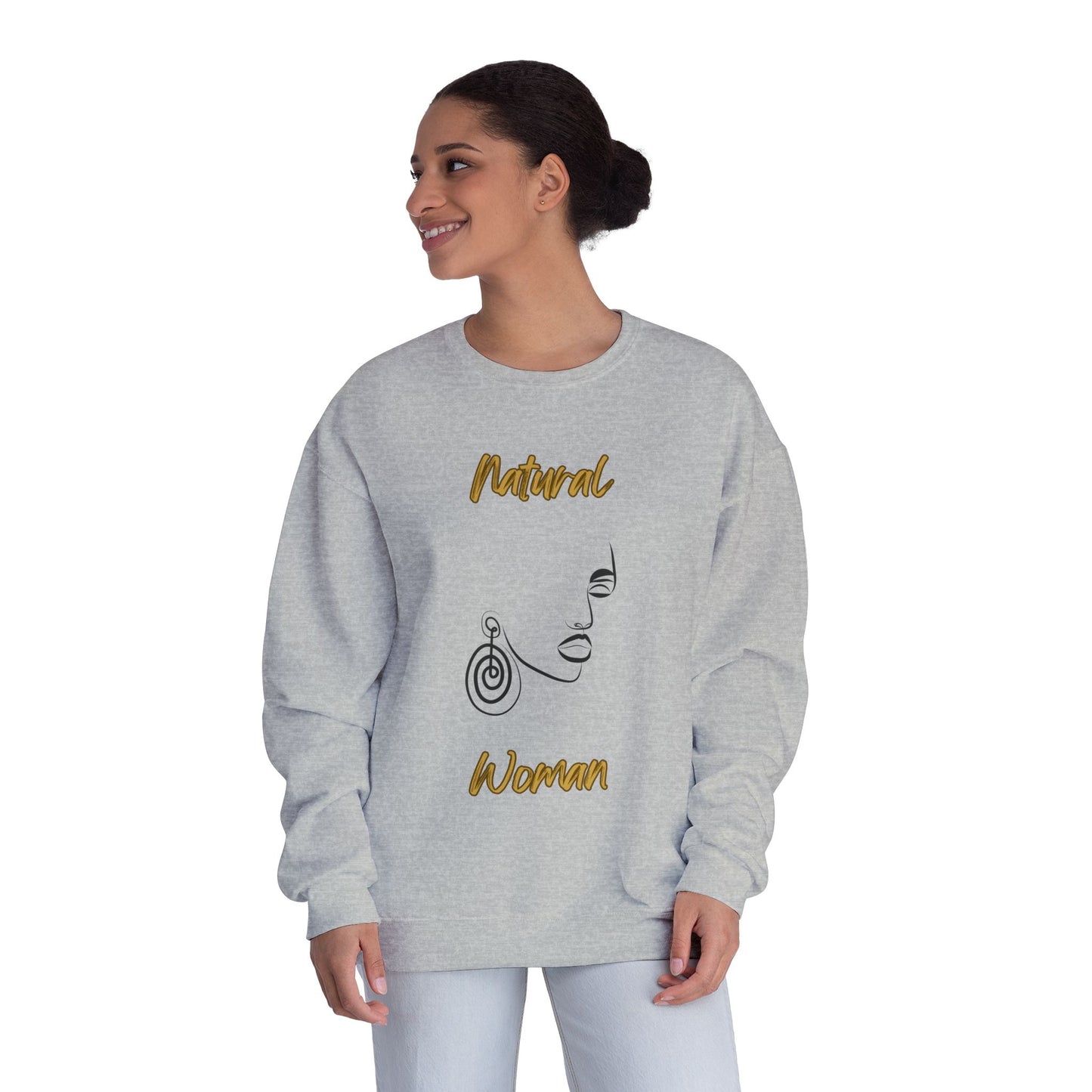 Natural Woman Music In My Soul (BL) Crewneck Sweatshirt
