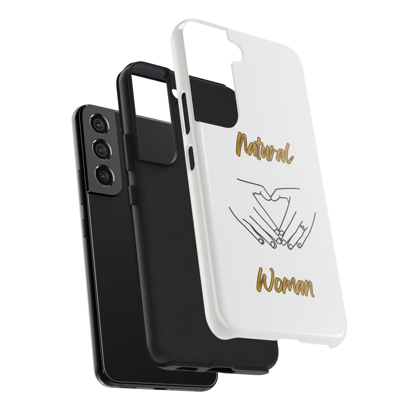 Natural Woman I Love You (BL)Tough Phone Cases WHITE