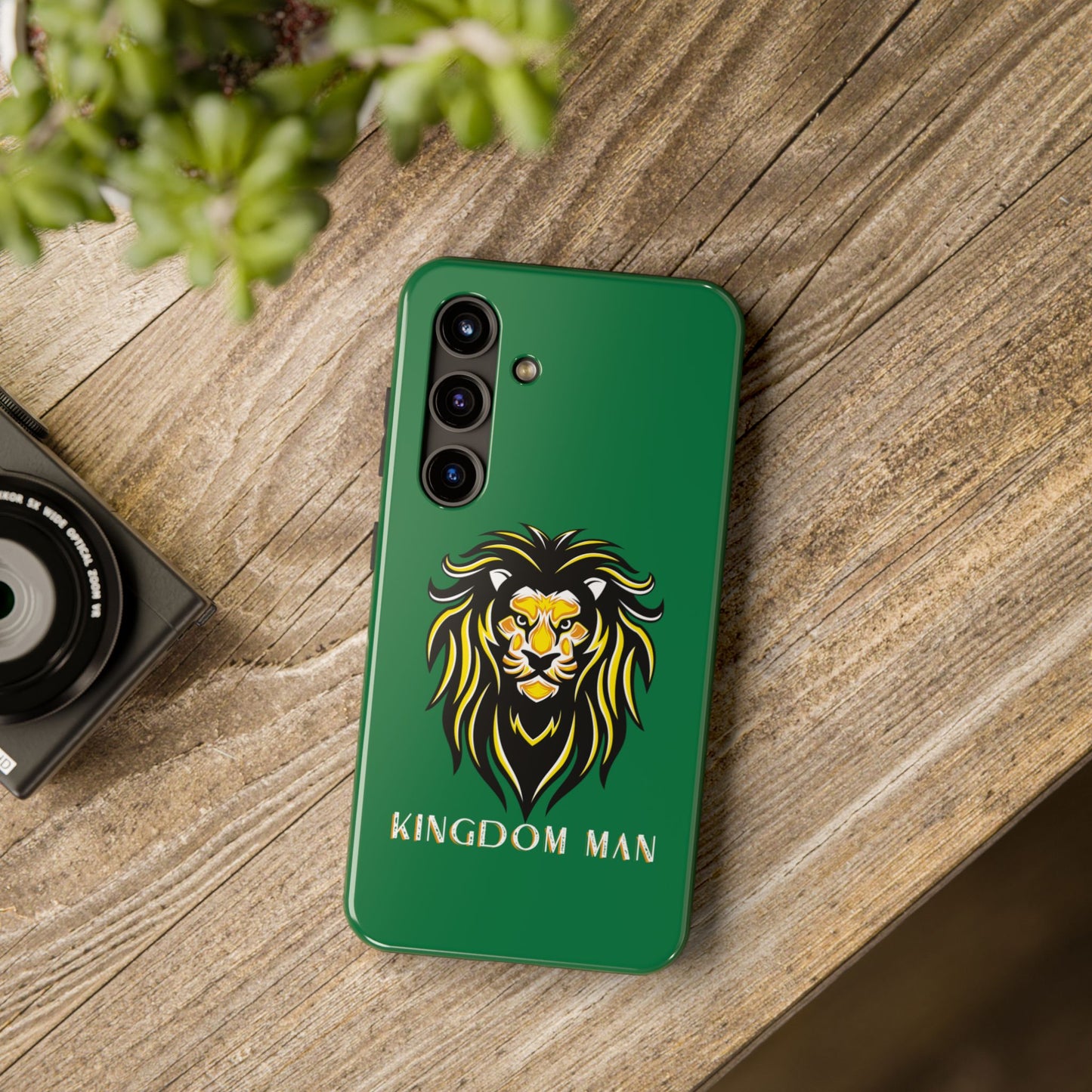 Kingdom Man (White-Gold Label) Tough Phone Case DARK GREEN