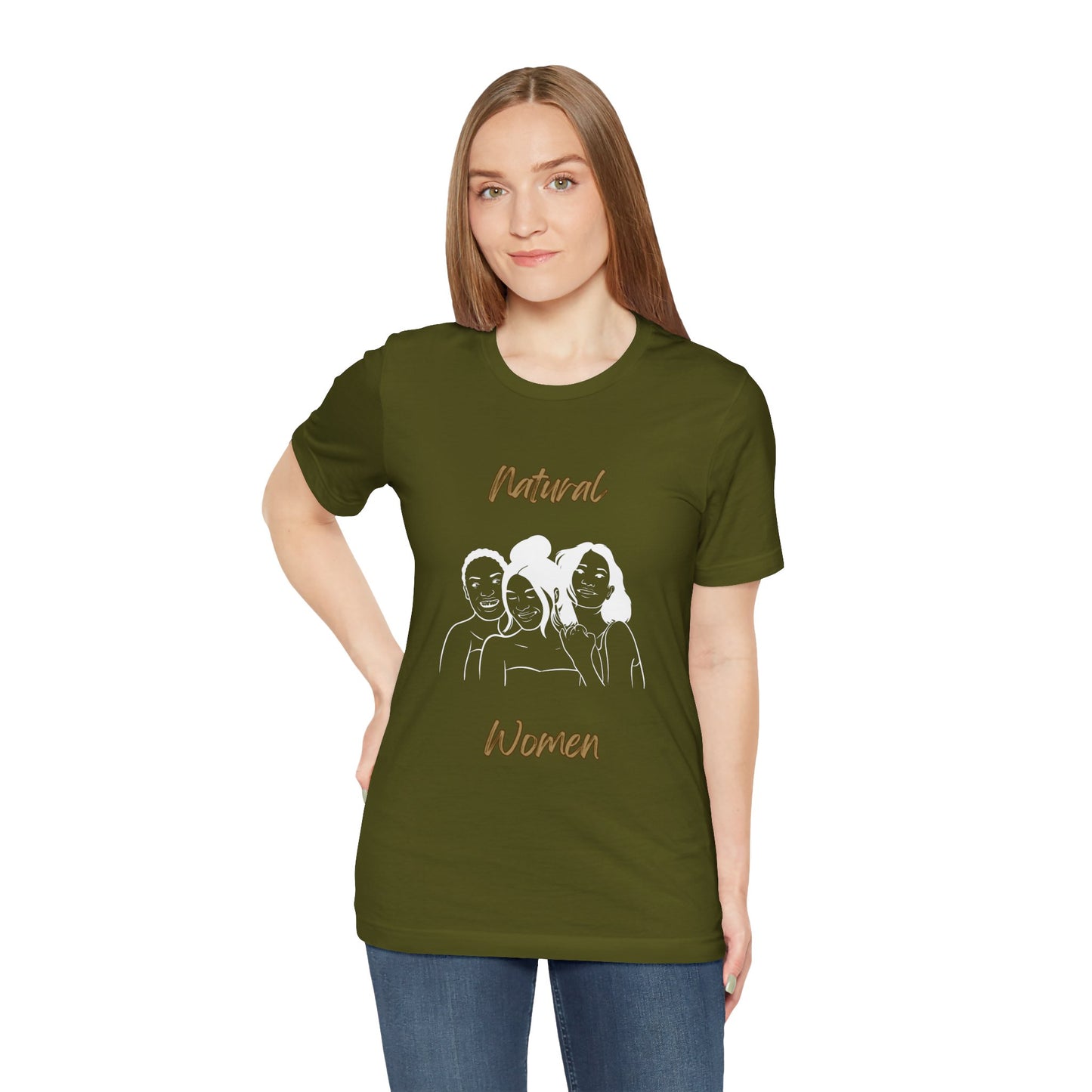 Natural Woman Laughing Friends (WL) Short Sleeve T-Shirt