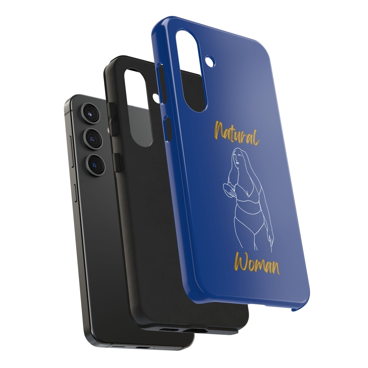 Natural Woman Full Beauty (WL)Tough Phone Cases DARK BLUE