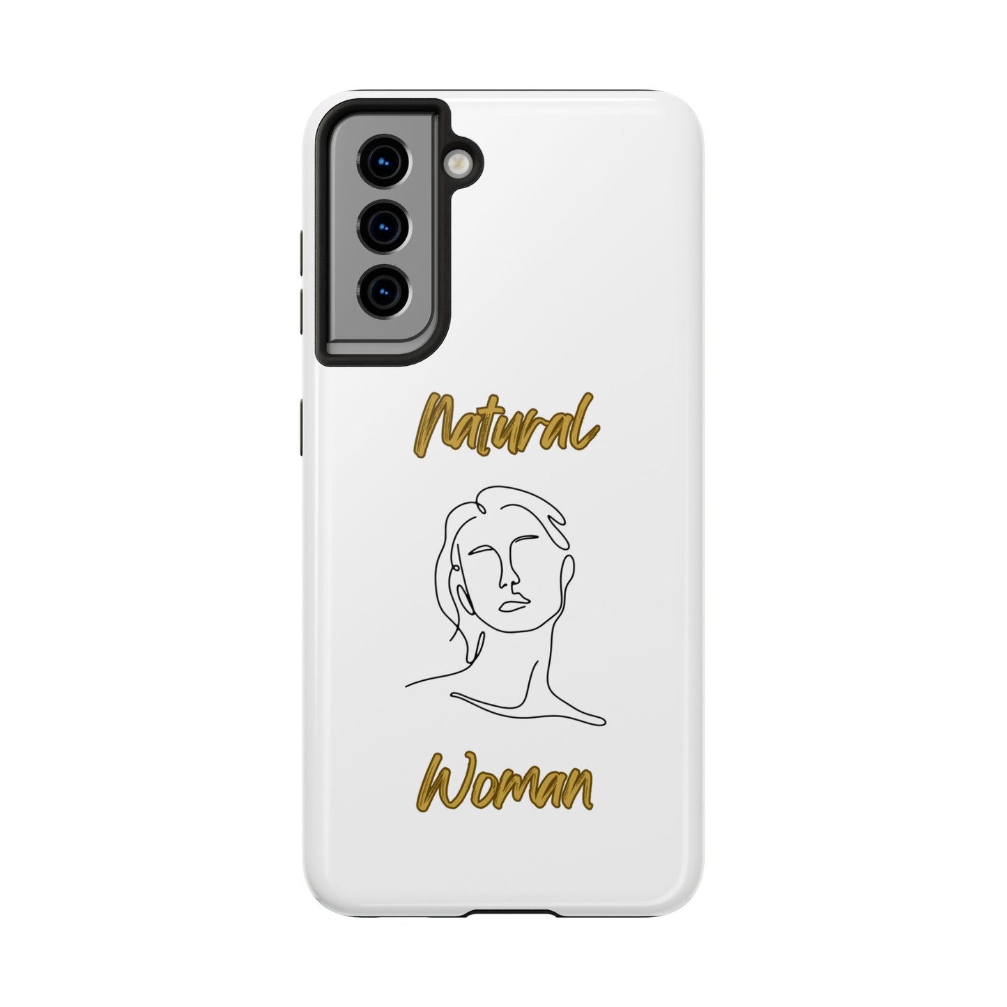 Natural Woman Hello (BL)Tough Phone Cases WHITE