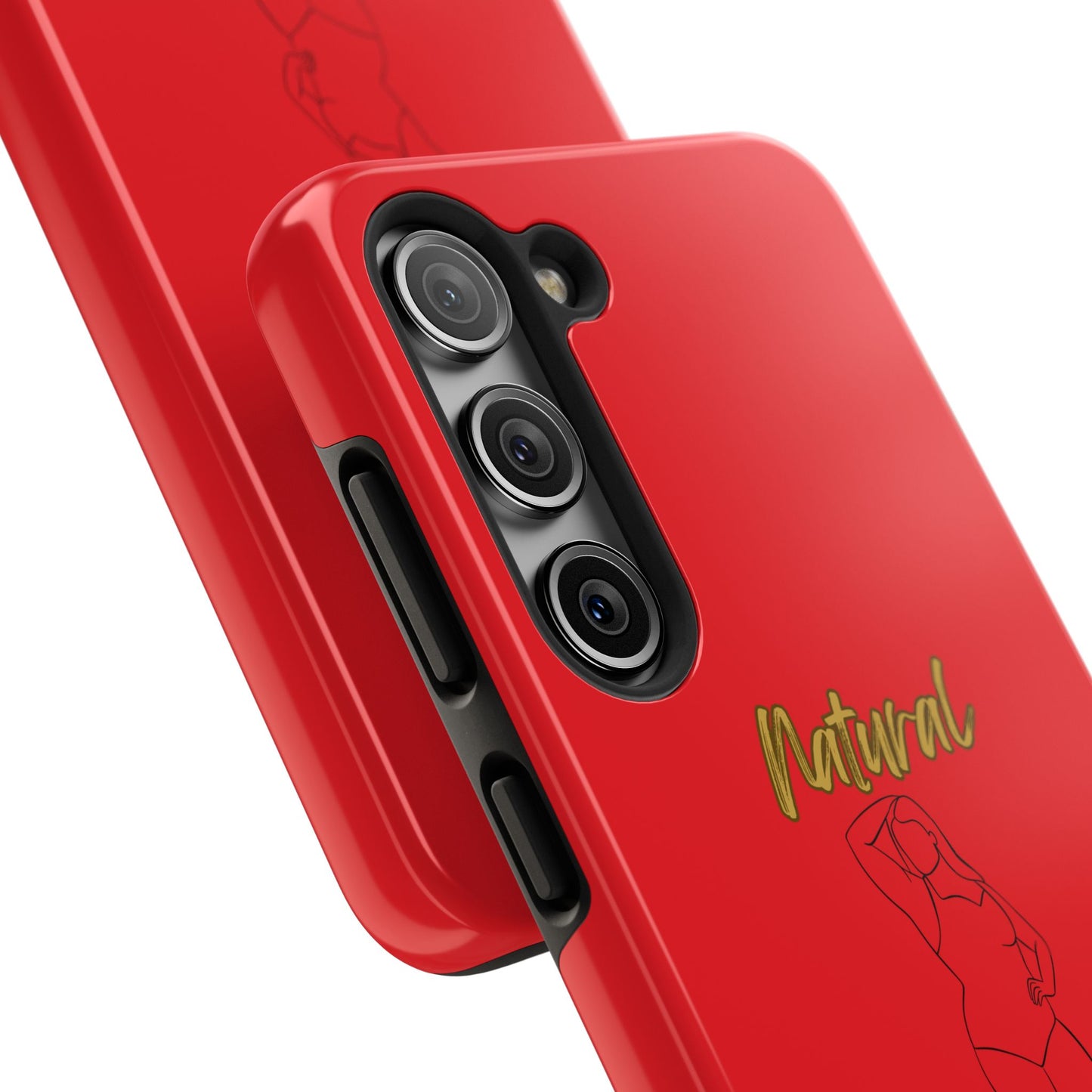 Natural Woman Looking Good (BL)Tough Phone Cases RED