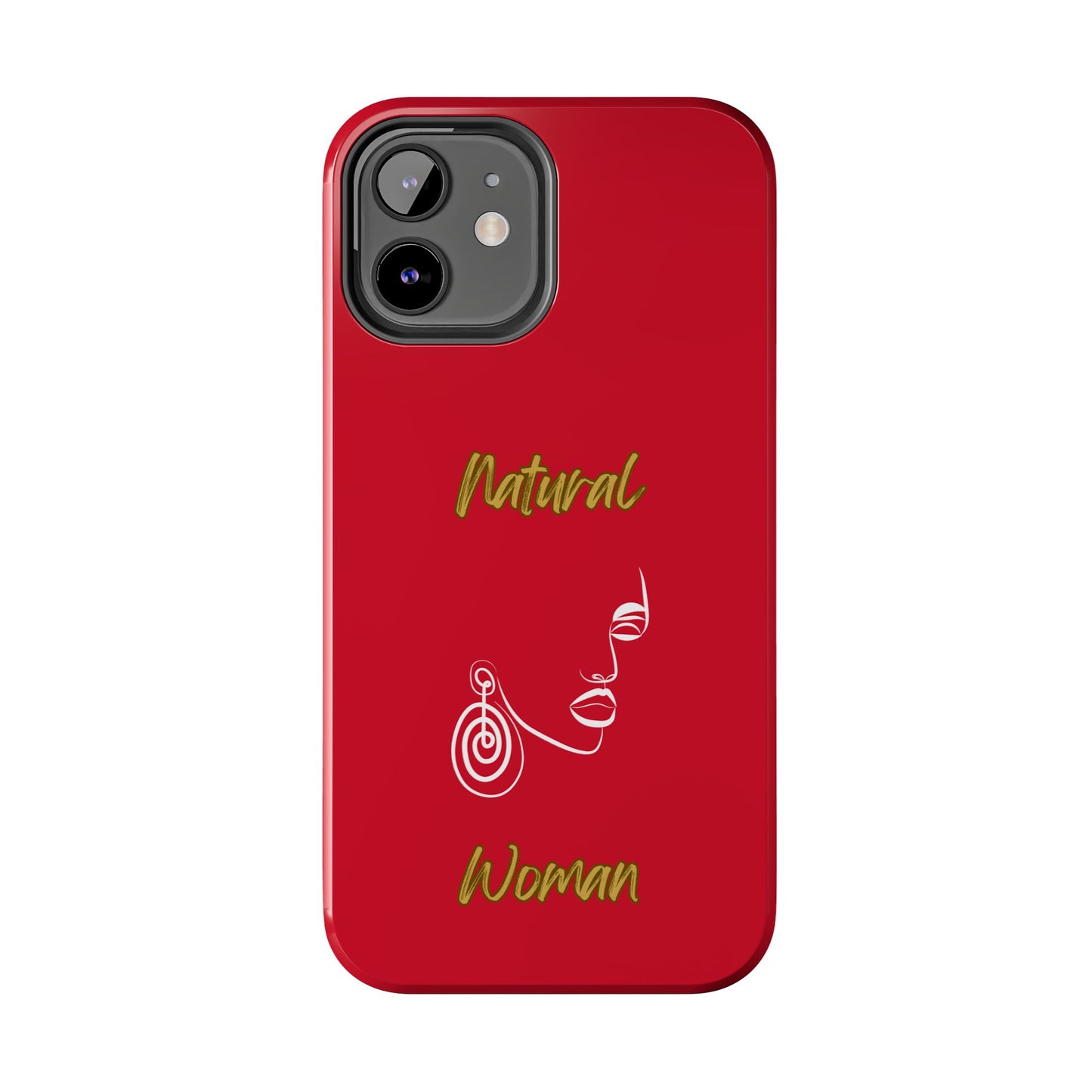 Natural Woman Music In My Soul (WL)Tough Phone Cases DARK RED