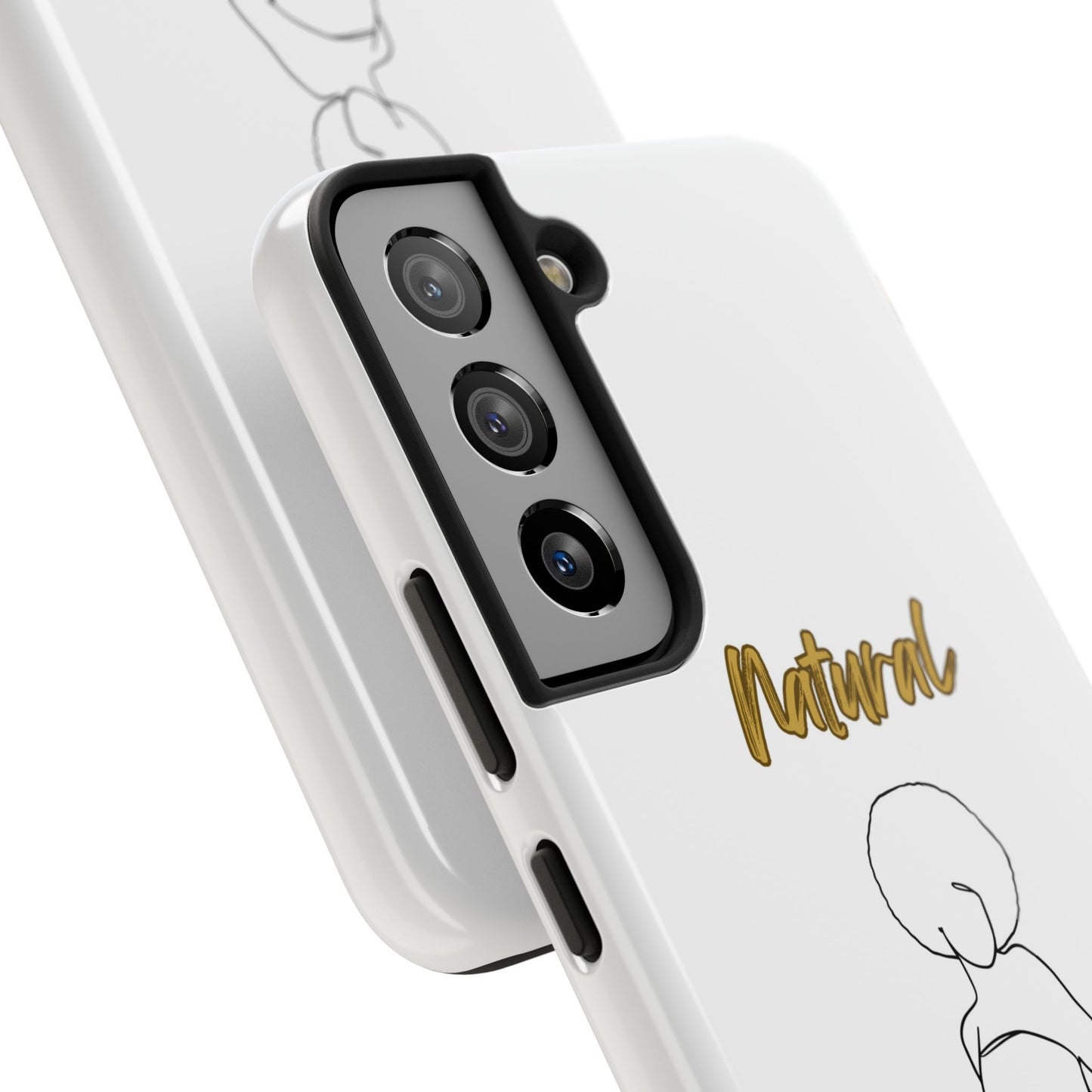 Natural Woman Sho Nuff (BL)Tough Phone Cases WHITE